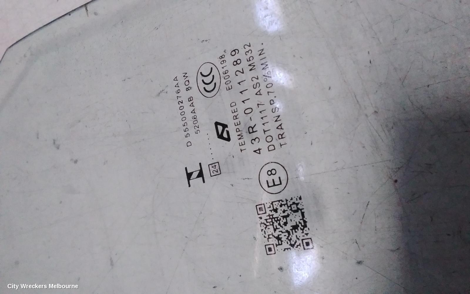 CHERY OMODA 5 LEFT REAR DOOR WINDOW, T34/T19C, 12/2022 ONWARDS - Image 2