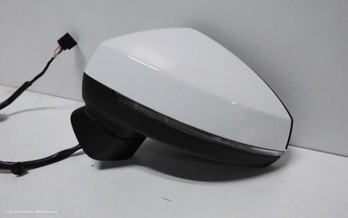 AUDI A3 LEFT DOOR MIRROR, 8V, A3, SEDAN, MANUAL FOLD, NON LANE CHANGE ASSIST TYPE (6XC/7Y0), 11/2013 - 10/2020 - Image 2