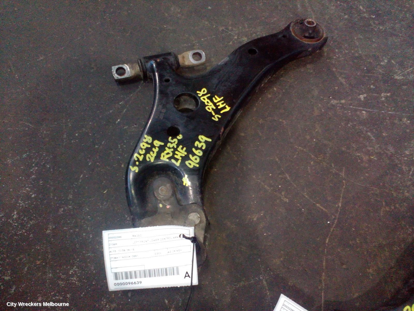 LEXUS RX SERIES LEFT FRONT LOWER CONTROL ARM, AL10, 12/2008 - 08/2015 - Image 2