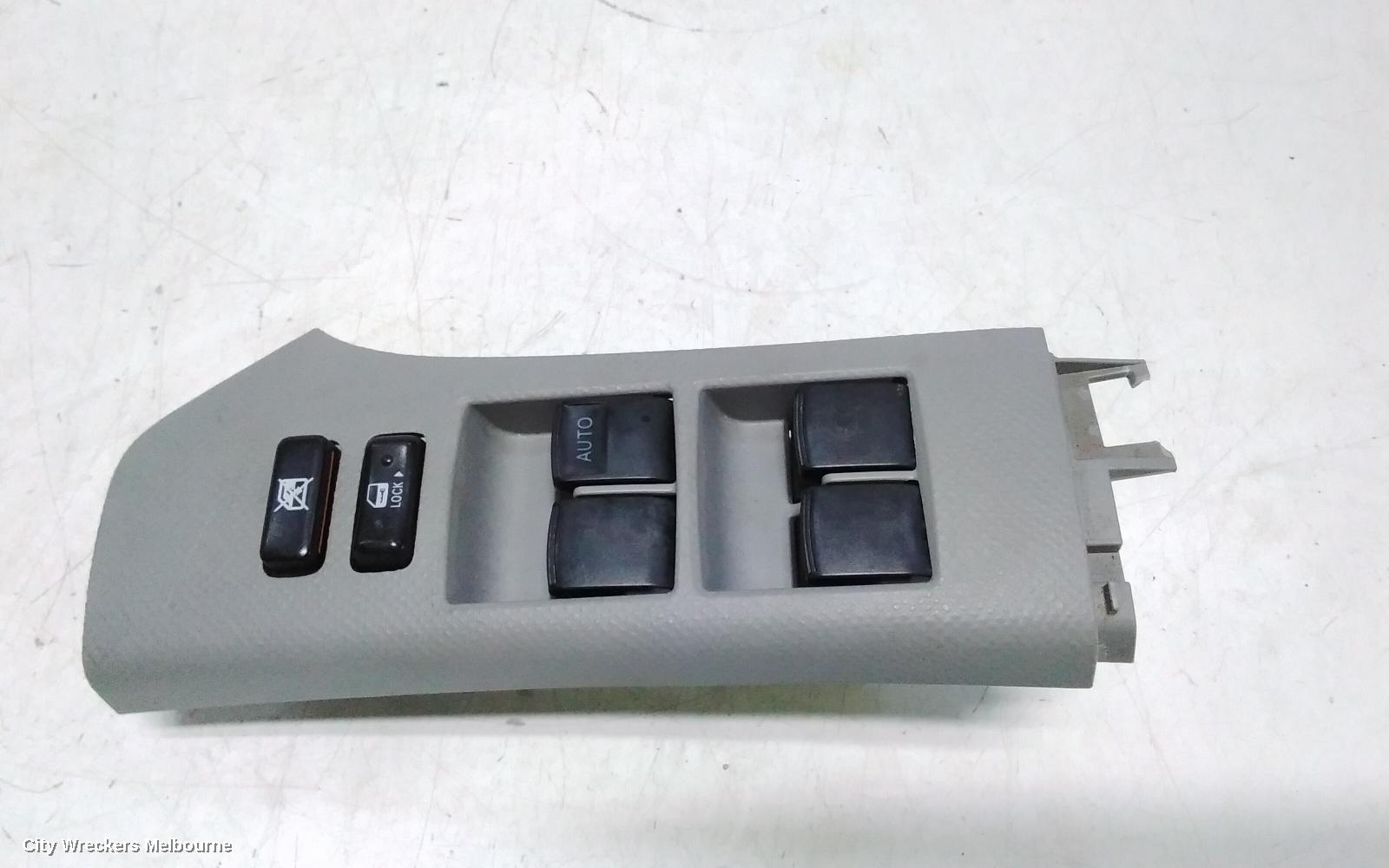 TOYOTA YARIS PWR DR WIND SWITCH, RH FRONT (MASTER SWITCH), 4 SWITCH TYPE, 5DR HATCH/SEDAN, NCP9#, 10/2005 ONWARDS - Image 1