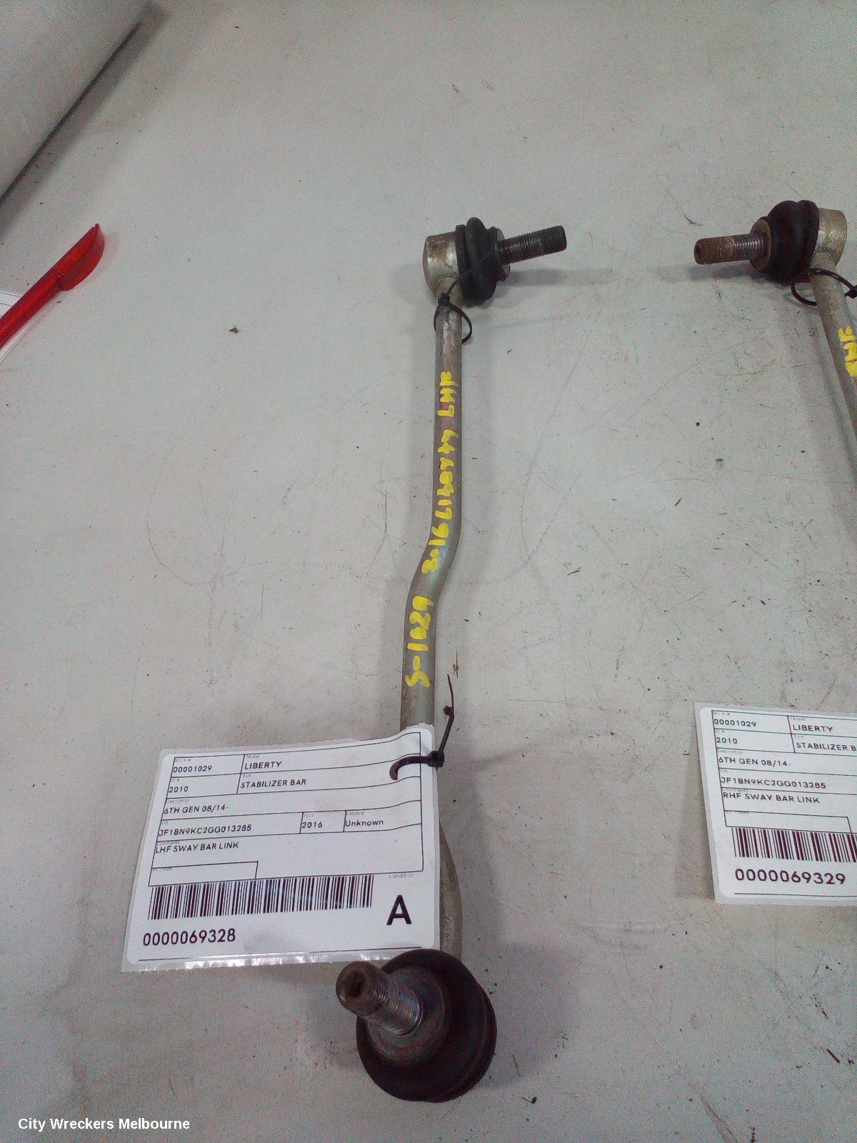 SUBARU LIBERTY STABILISER BAR, 6TH GEN 08/2014 - 04/2021 - Image 1
