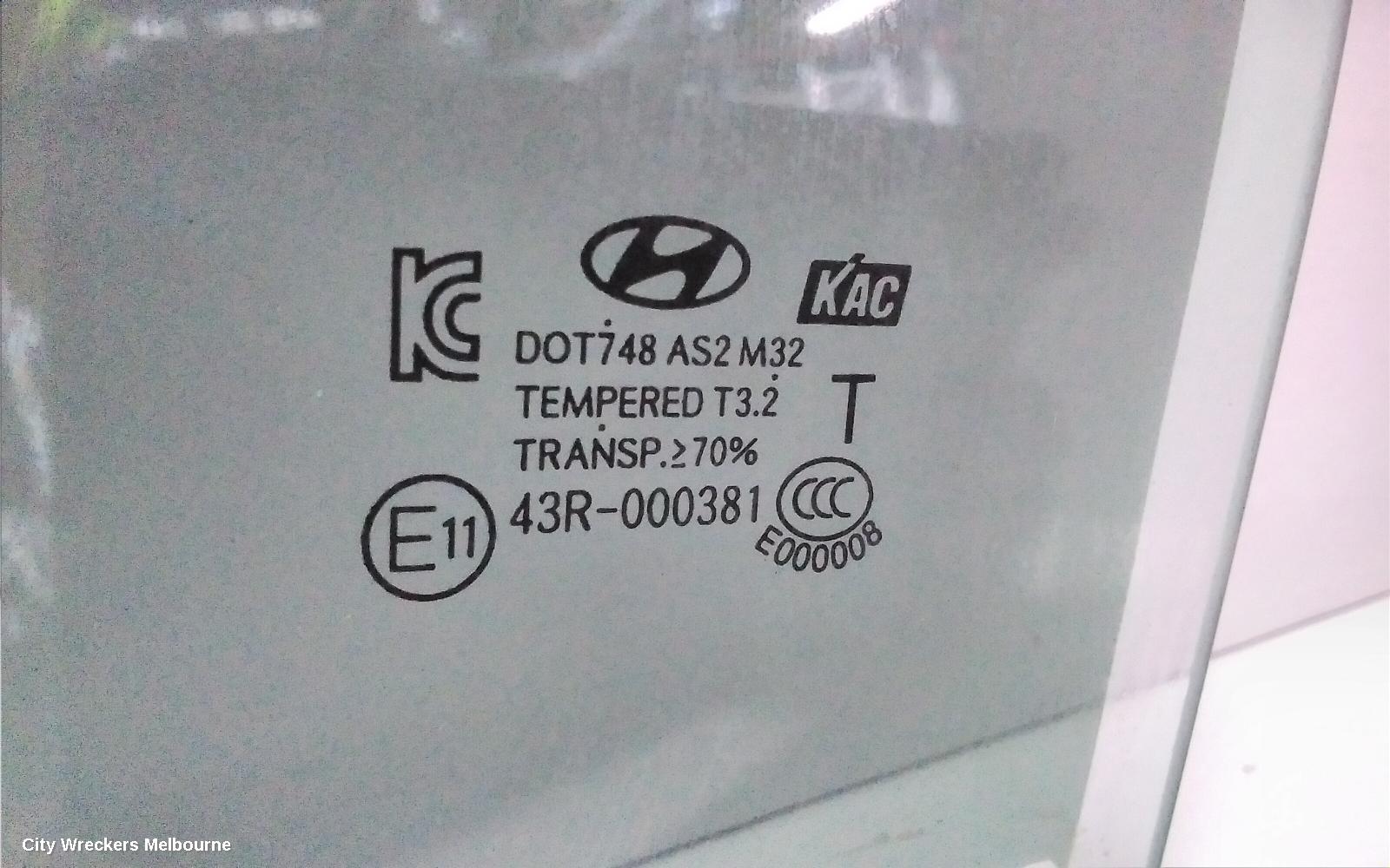 HYUNDAI I30 LEFT REAR DOOR WINDOW, GD, 5DR HATCH, 05/2012 - 04/2017 - Image 2