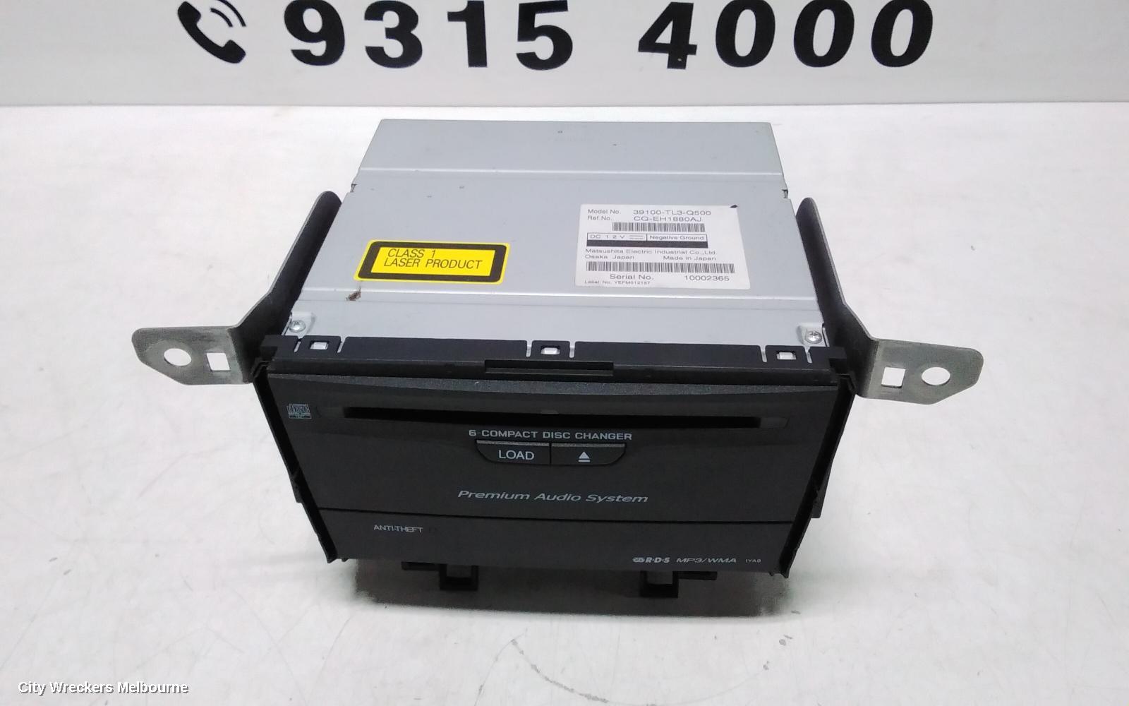 HONDA ACCORD RADIO/CD/DVD/SAT/TV, DISPLAY UNIT, SAT NAV TYPE, 8TH GEN, EURO (VIN JHMCU), 06/2008 - 12/2015 - Image 3