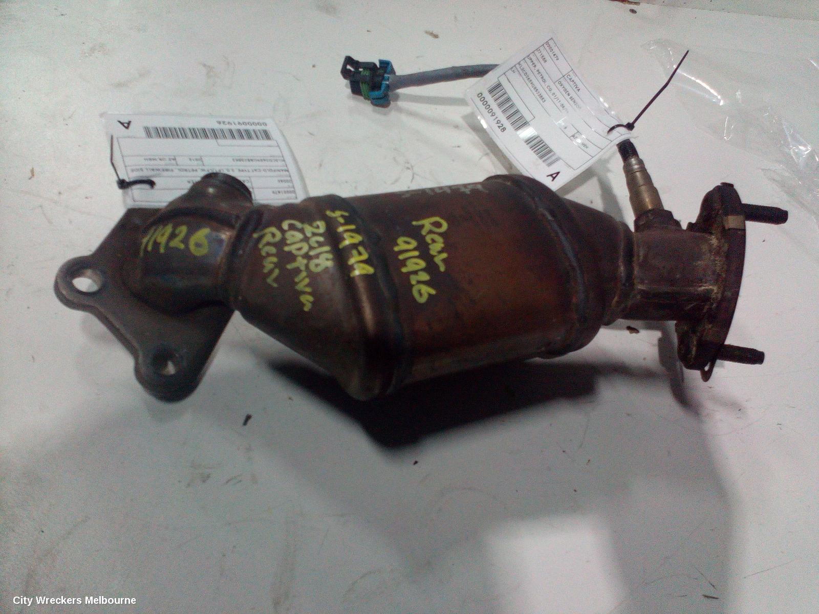 HOLDEN CAPTIVA CATALYTIC CONVERTER, MANIFOLD-CAT TYPE, 3.0, LF1/LFW, PETROL, FIREWALL SIDE (RH SIDE), CG, 01/2011 - 06/2018 - Image 1