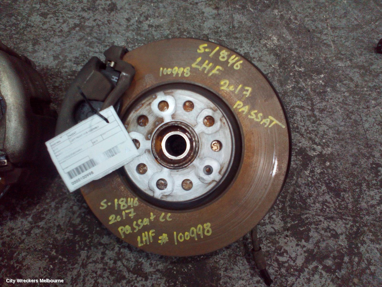 VOLKSWAGEN PASSAT LEFT FRONT HUB ASSEMBLY, B8/MK7, 2WD, 06/2015 - 05/2023 - Image 2