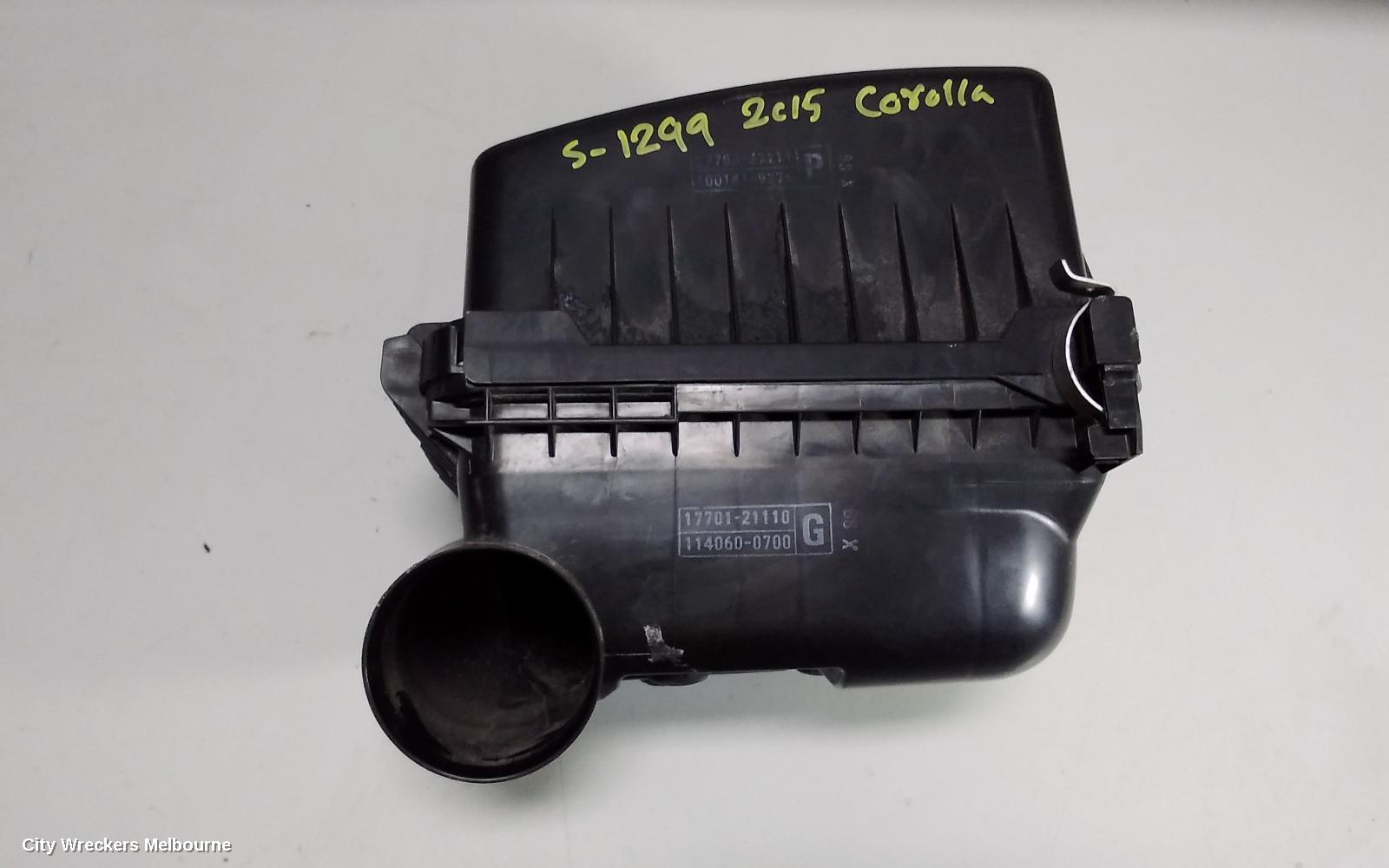 TOYOTA COROLLA AIR CLEANER/BOX, AIR CLEANER, ZRE182R, HATCH, 10/2012 - 06/2018 - Image 2