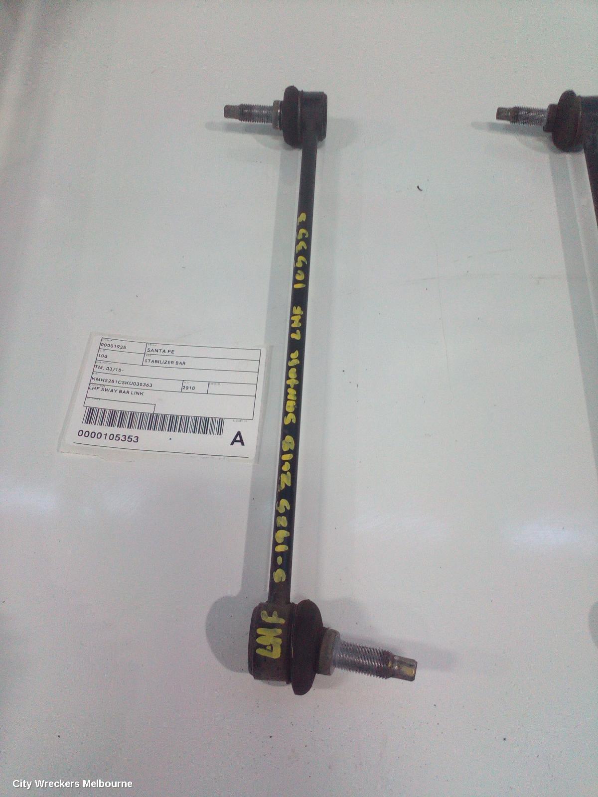 HYUNDAI SANTA FE STABILISER BAR, TM, 03/2018 - 10/2023 - Image 2