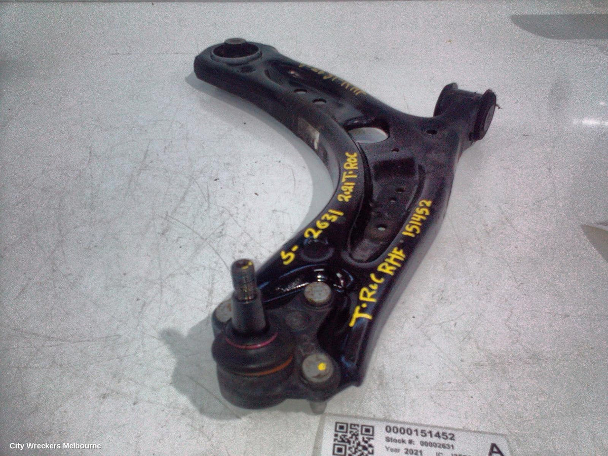 VOLKSWAGEN T-ROC RIGHT FRONT LOWER CONTROL ARM, A1, 03/2020 - 12/2025 - Image 1