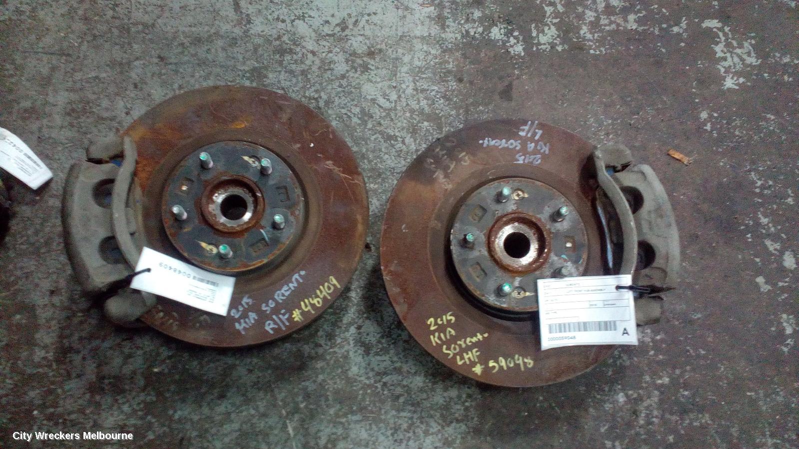 KIA SORENTO LEFT FRONT HUB ASSEMBLY, UM, 03/2015 - 02/2020 - Image 2
