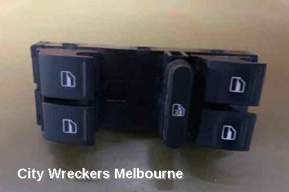 VOLKSWAGEN JETTA PWR DR WIND SWITCH, RH FRONT (MASTER SWITCH), 4 SWITCHES TYPE, 1KM, 02/2006 - 07/2011 - Image 1