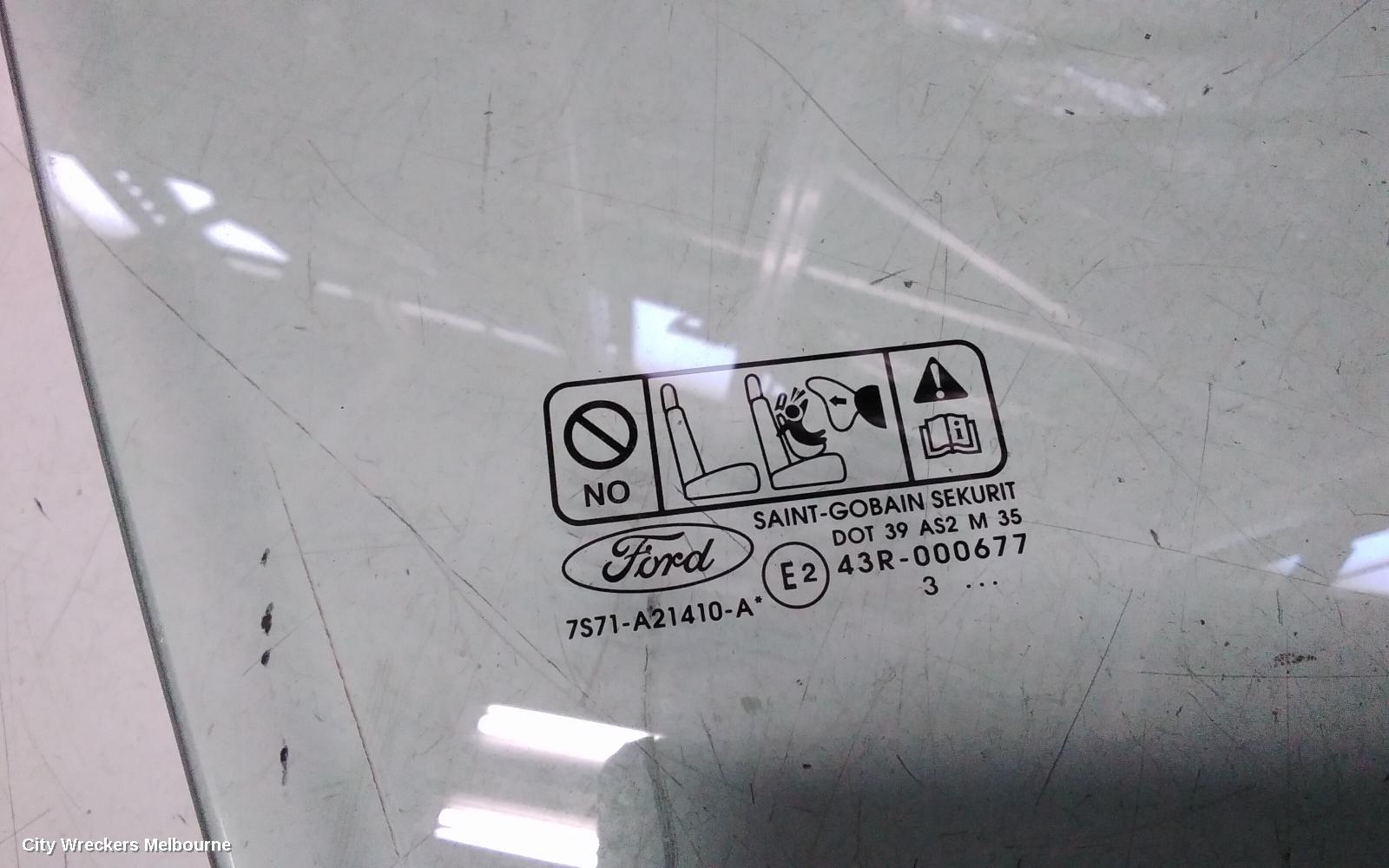 FORD MONDEO RIGHT FRONT DOOR WINDOW, MA-MC, GREEN TINT TYPE, 10/2007 - 12/2014 - Image 3