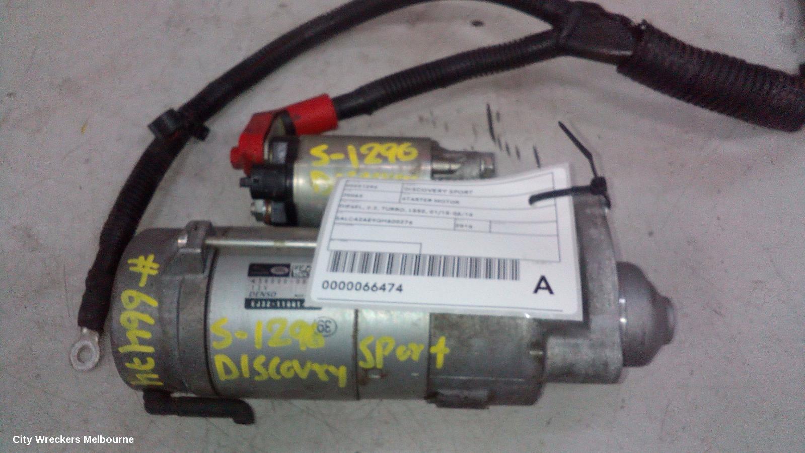 LAND ROVER DISCOVERY SPORT STARTER, DIESEL, 2.2, TURBO, L550, 01/2015 - 06/2016 - Image 3