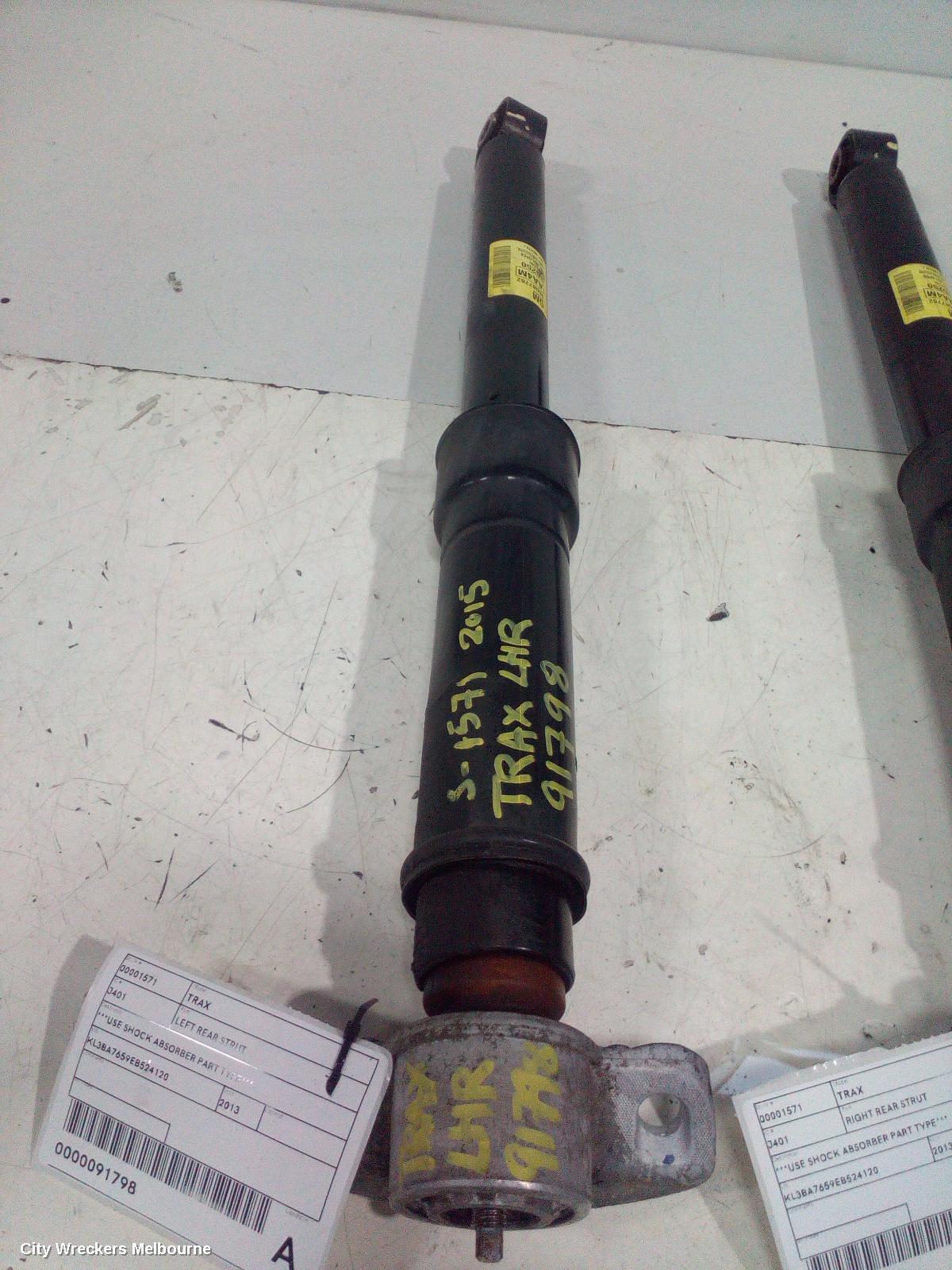 HOLDEN TRAX LEFT REAR STRUT, ***USE SHOCK ABSORBER PART TYPE*** - Image 3