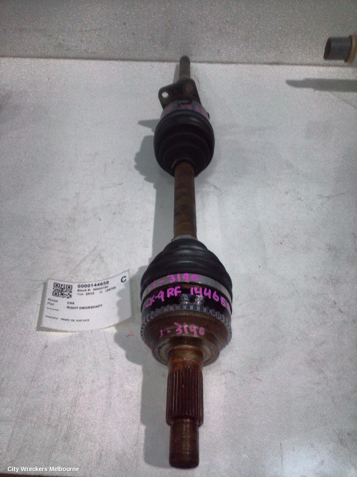 MAZDA CX9 RIGHT DRIVESHAFT, FRONT, TB, 12/2007 - 12/2015 - Image 1