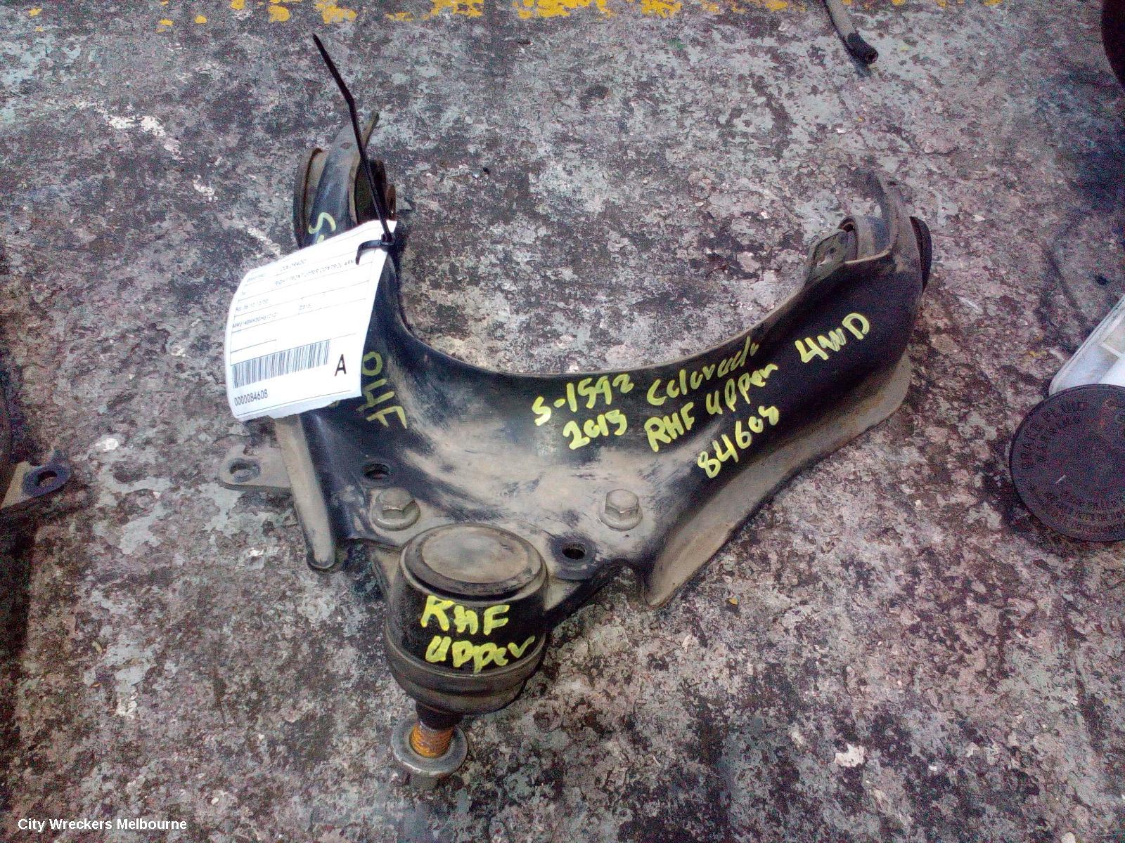 HOLDEN COLORADO RIGHT FRONT UPPER CONTROL ARM, RG, 4WD, 06/2012 - 12/2020 - Image 1