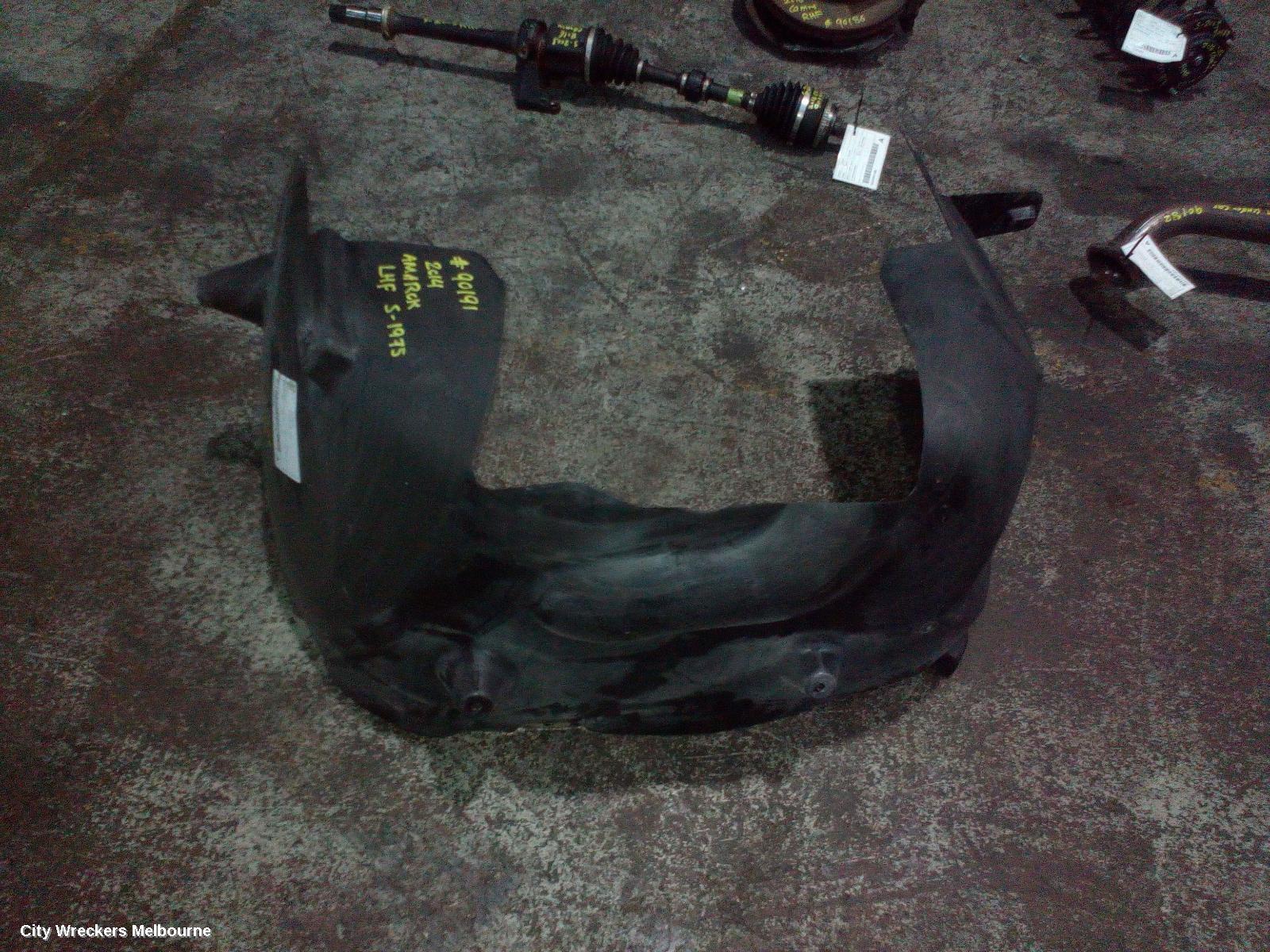 VOLKSWAGEN AMAROK LEFT GUARD LINER, 2H, FRONT, 10/2010 - 06/2016 - Image 1