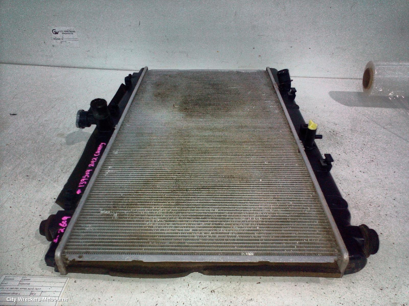 TOYOTA CAMRY RADIATOR, AUTO, 2.5, 2AR-FXE, AVV50, 03/2012 - 10/2017 - Image 1