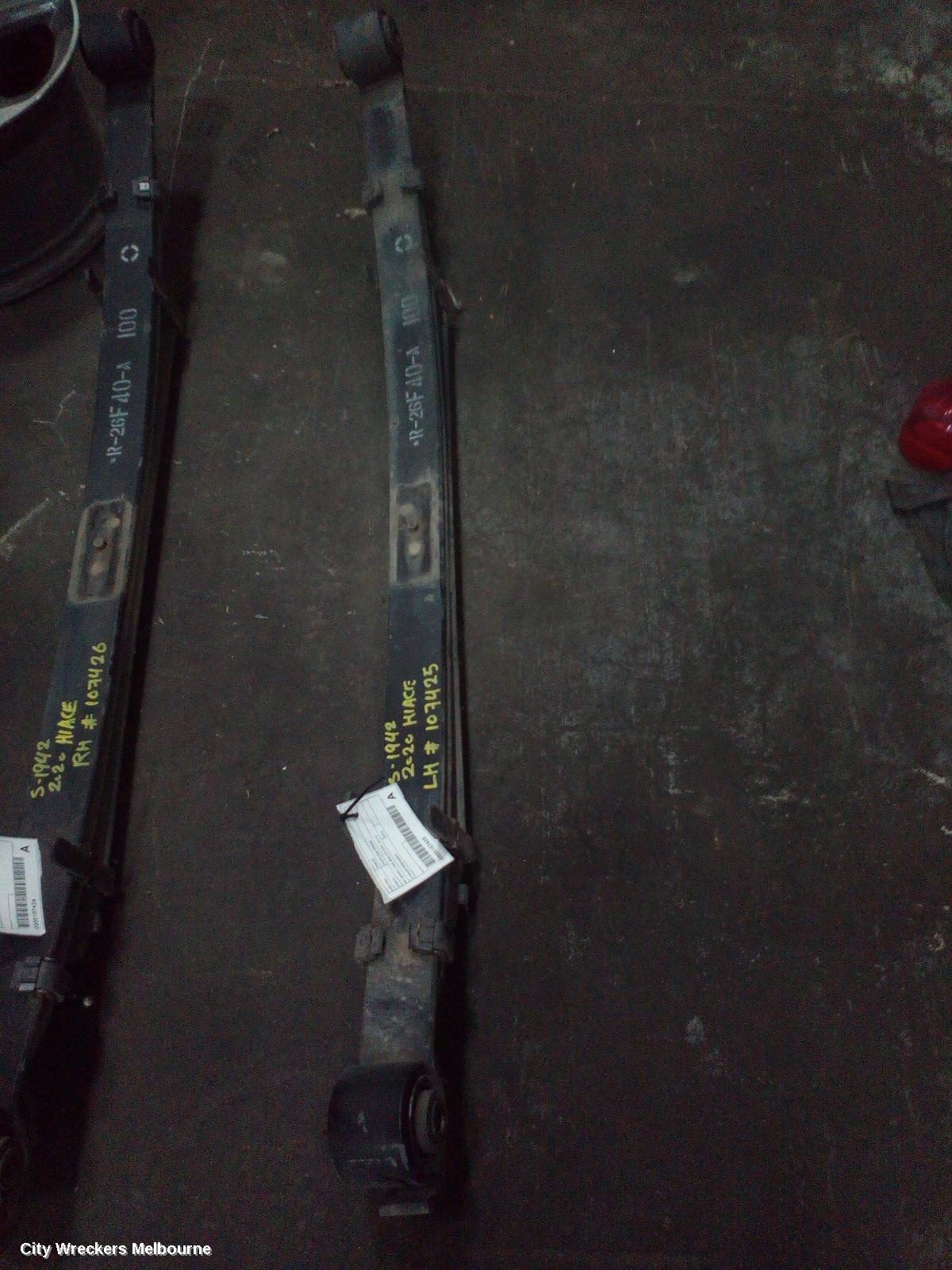 TOYOTA HIACE REAR LEAF SPRING, 300 SERIES, LWB, BUS, LH SIDE, 04/2019 ONWARDS - Image 2