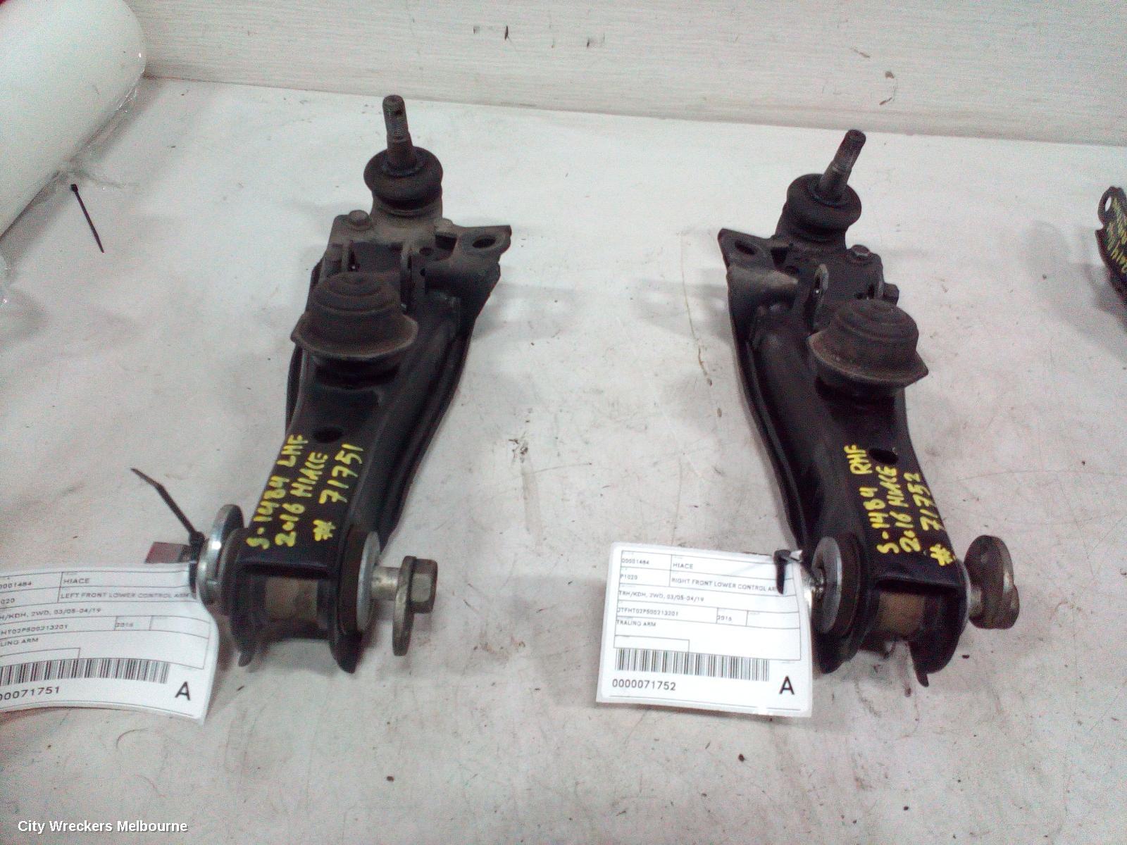 TOYOTA HIACE RIGHT FRONT LOWER CONTROL ARM, TRH/KDH, 2WD, 03/2005 - 04/2019 - Image 3