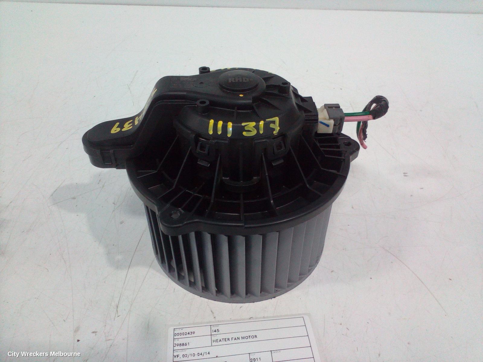 HYUNDAI I45 HEATER FAN MOTOR, YF, 02/2010 - 04/2014 - Image 1