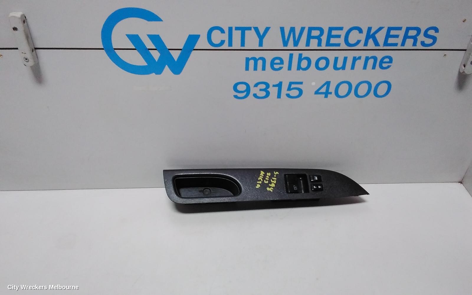 NISSAN MICRA PWR DR WIND SWITCH, RH FRONT, MASTER FRONT DOORS ONLY, K13, 11/2010 - 12/2016 - Image 1