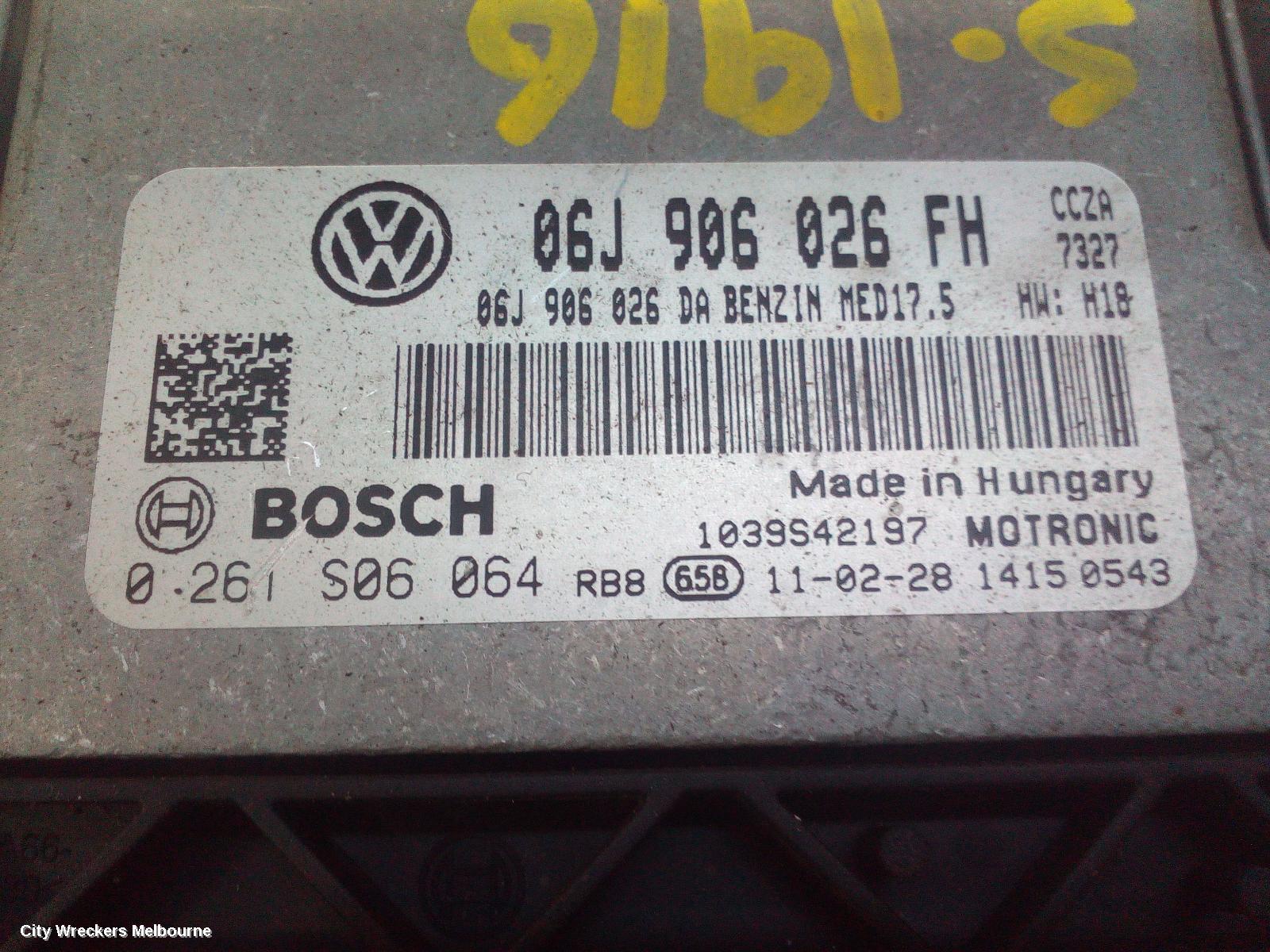 VOLKSWAGEN TIGUAN ECU, ENGINE ECU, PETROL, 2.0, AUTO T/M, ECU ONLY, 5N, 05/2008 - 08/2016 - Image 2