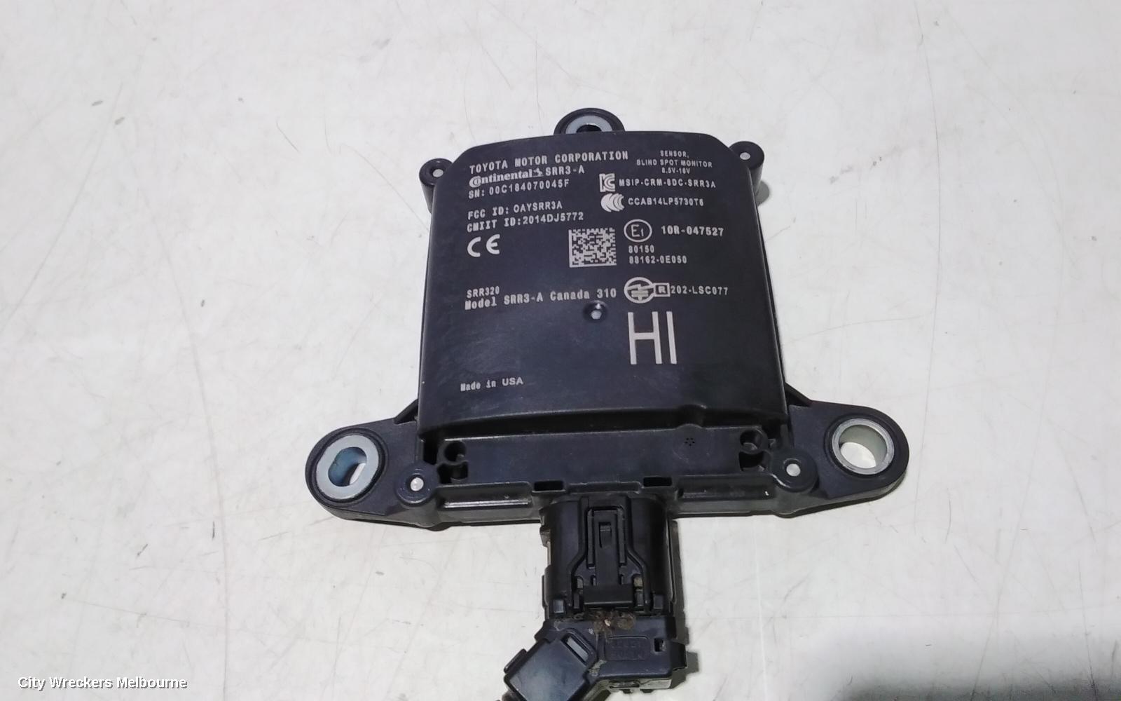 TOYOTA KLUGER, XU50 SERIES, 03/2014 - 02/2021, RHR BLIND SPOT MODULE: 98383 - Image 2