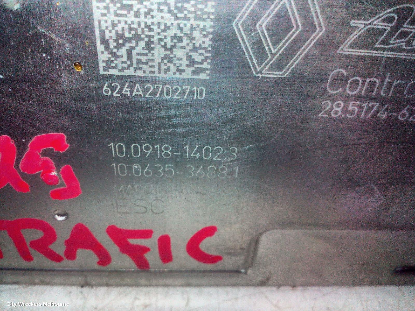 RENAULT TRAFIC ABS PUMP/MODULATOR, X82, P/N 476601418R, 01/2015 ONWARDS - Image 3