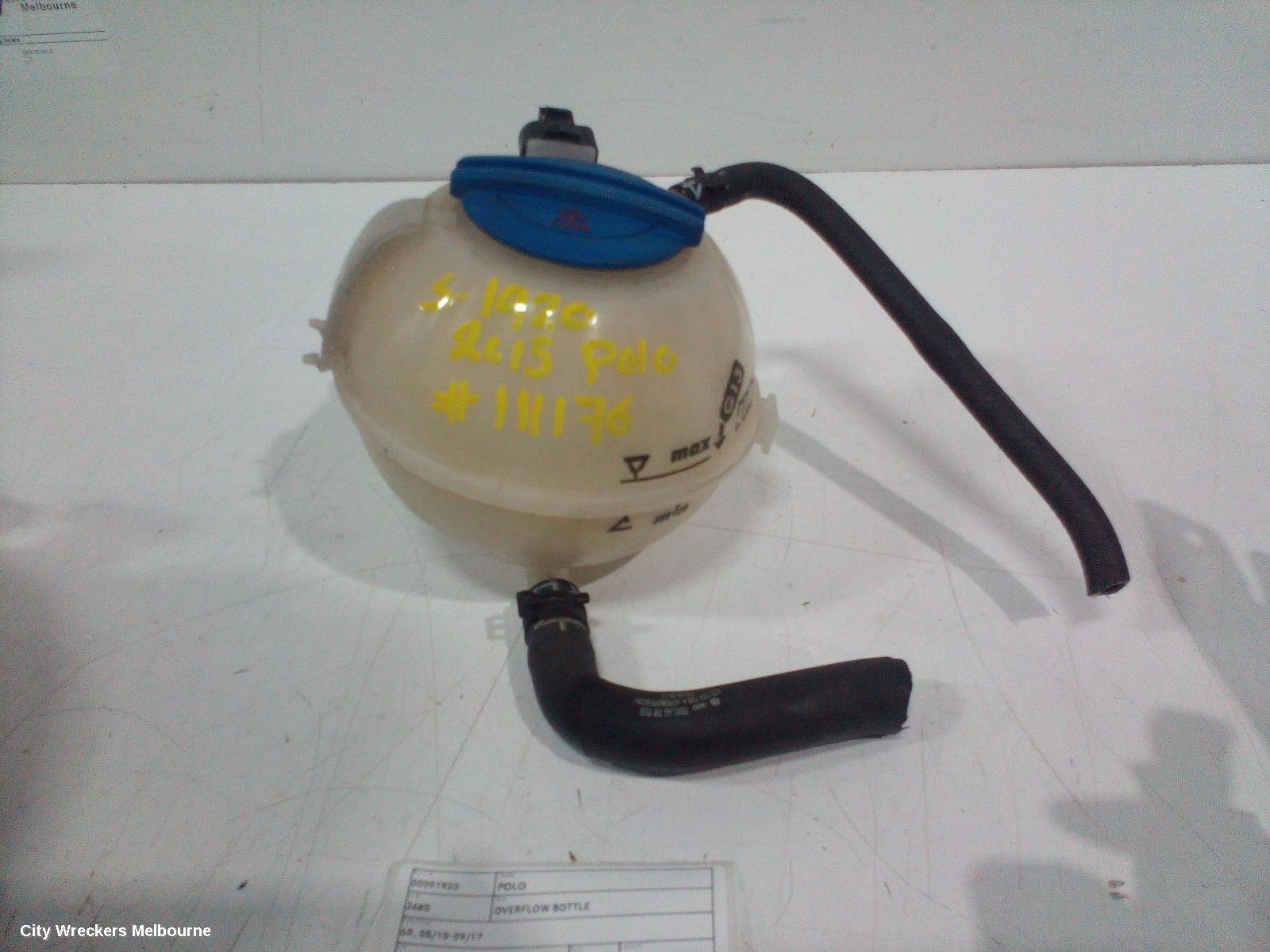 VOLKSWAGEN POLO OVERFLOW BOTTLE, 6R, 05/2010 - 09/2017 - Image 1