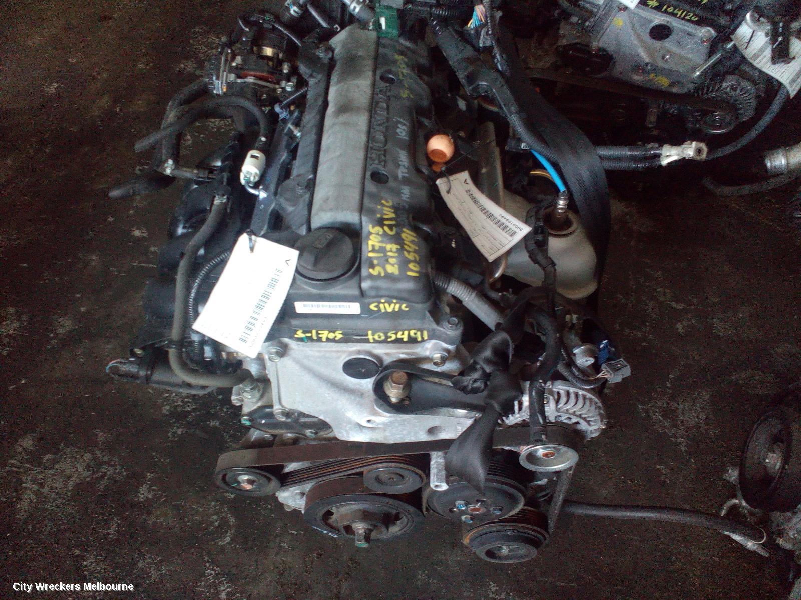 HONDA CIVIC ENGINE, PETROL, 1.8, 10TH GEN, 05/2016 ONWARDS - Image 1