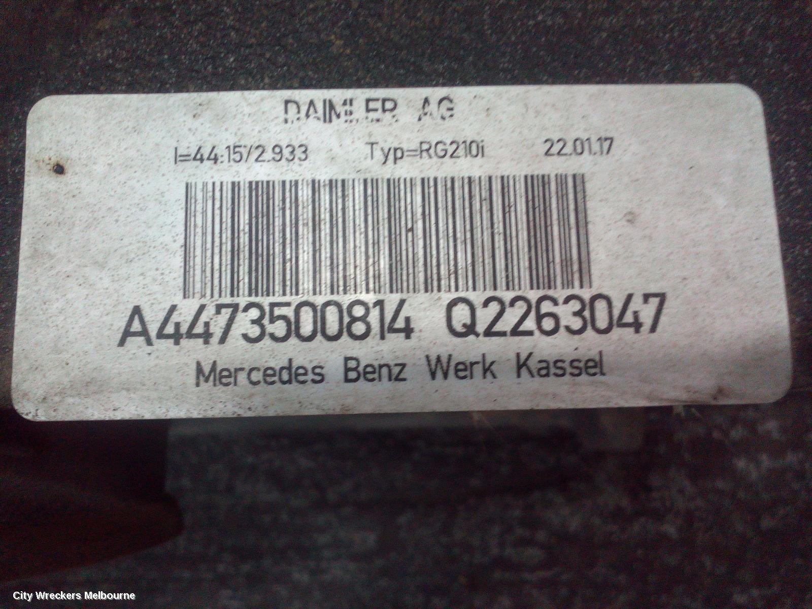 MERCEDES VITO DIFFERENTIAL CENTRE, 447, 2.93 RATIO, 03/2015 ONWARDS - Image 3
