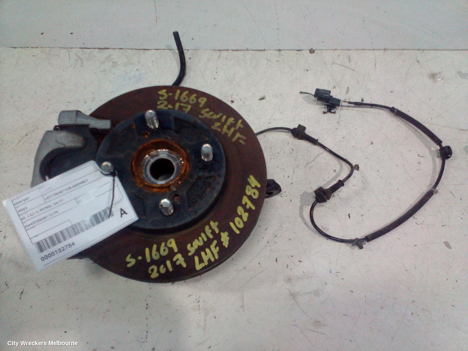 SUZUKI SWIFT LEFT FRONT HUB ASSEMBLY, AZ, 1.0/1.2, PETROL, 04/2017 ONWARDS - Image 2