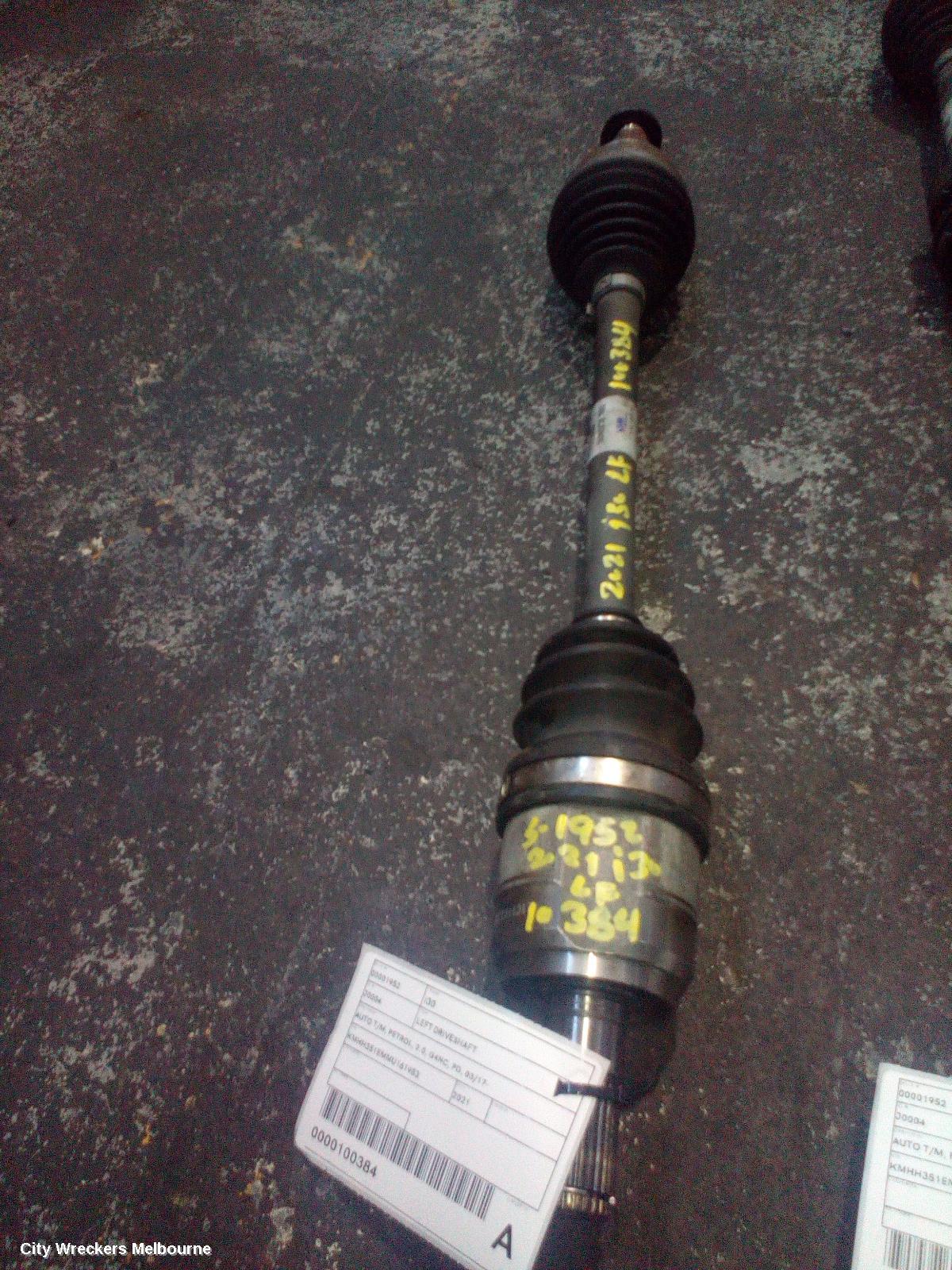 HYUNDAI I30 LEFT DRIVESHAFT, AUTO T/M, PETROL, 2.0, G4NC, PD, 03/2017 ONWARDS - Image 1