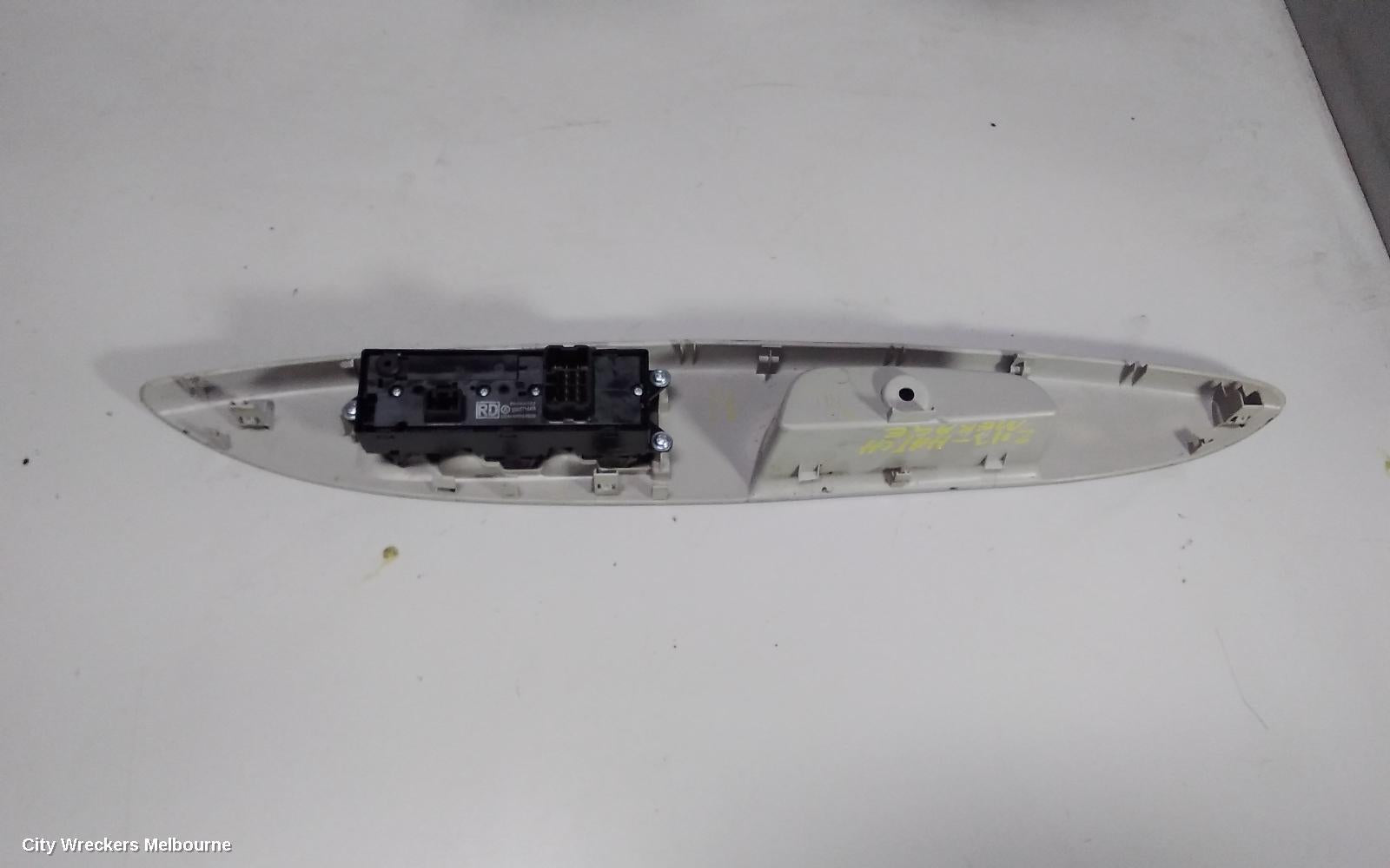 MITSUBISHI MIRAGE PWR DR WIND SWITCH, RH FRONT (MASTER SWITCH), LA, HATCH, 12/2012 ONWARDS - Image 2
