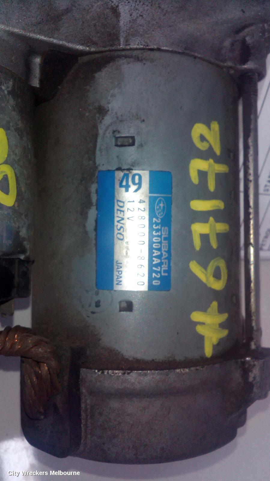 TOYOTA 86 STARTER, PETROL, 2.0, AUTO T/M, 1.6KW, 23300AA720, FA20, ZN6, 04/2012 ONWARDS - Image 2