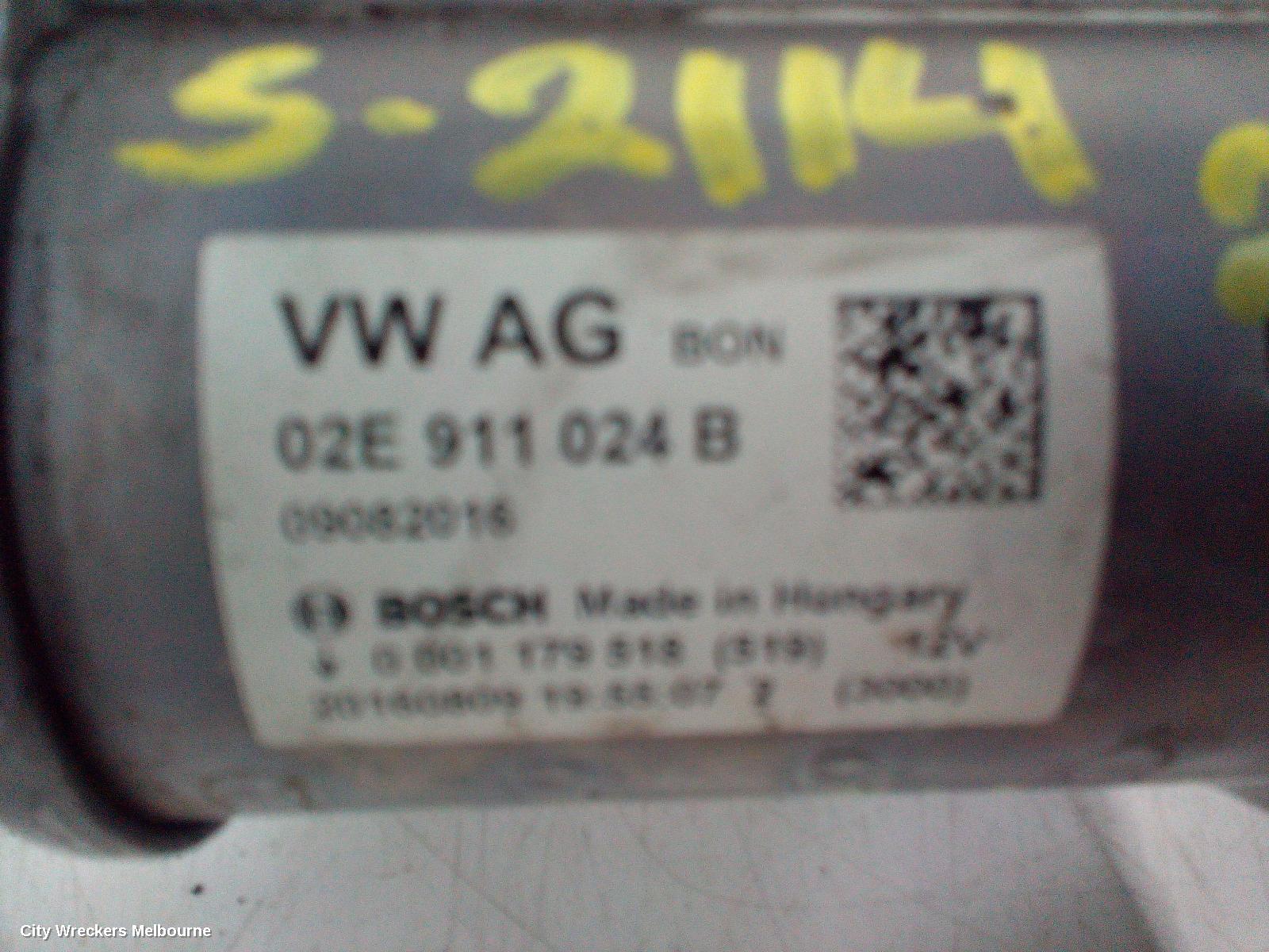 VOLKSWAGEN TIGUAN STARTER, PETROL, 1.4, VALEO, CZEA CODE, 5NA, 06/2016 ONWARDS - Image 3