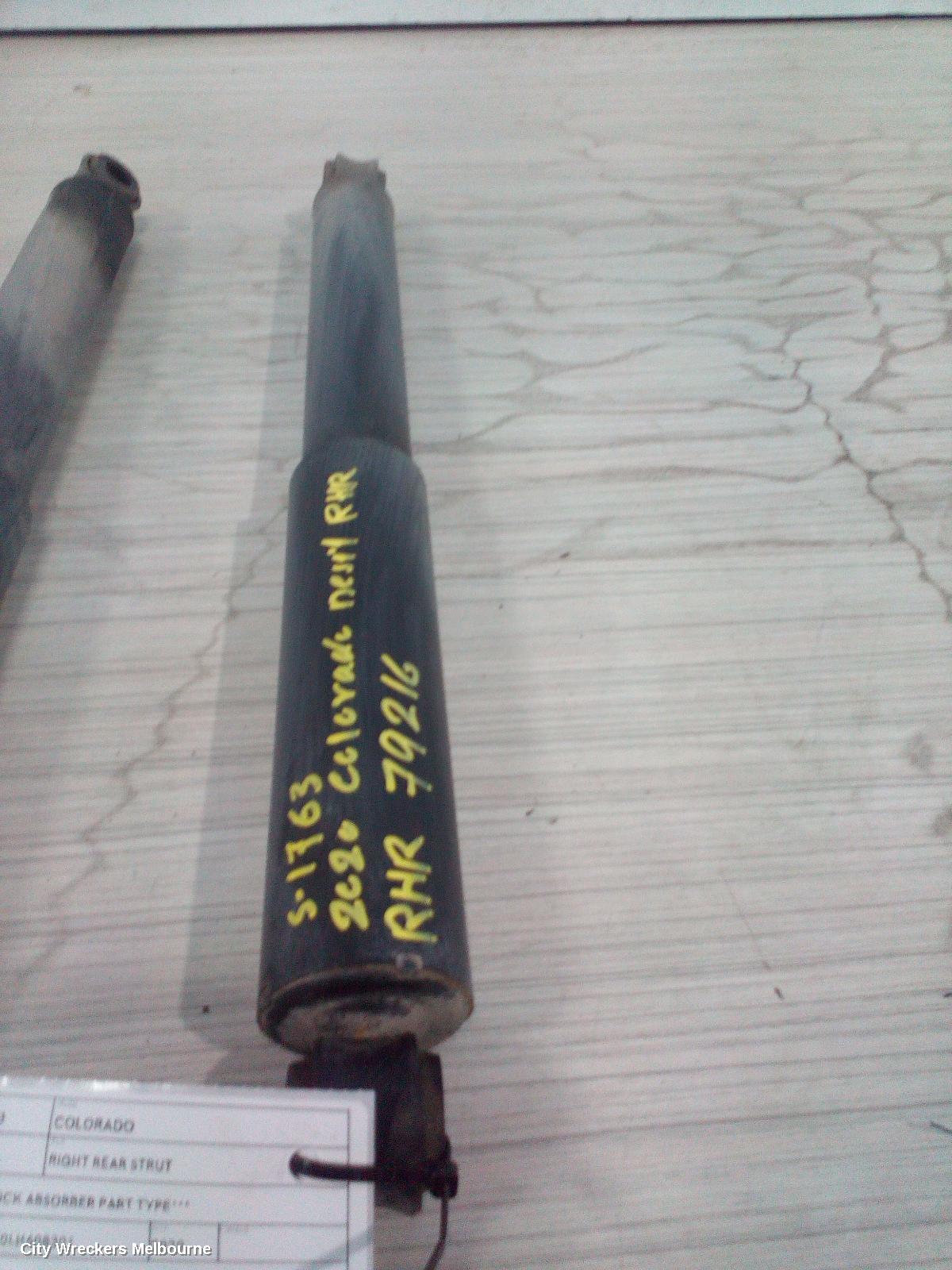 HOLDEN COLORADO RIGHT REAR STRUT, ***USE SHOCK ABSORBER PART TYPE*** - Image 1