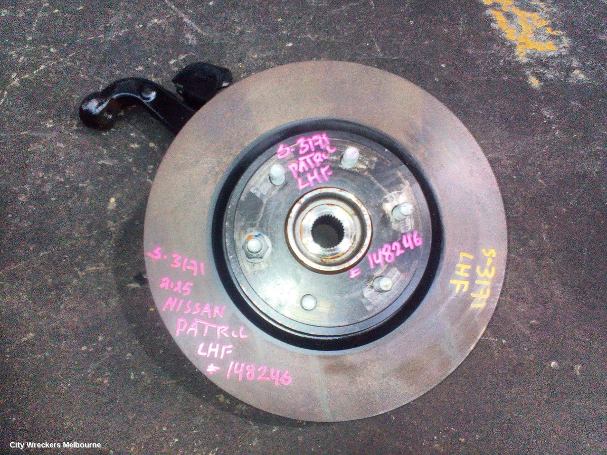 NISSAN PATROL LEFT FRONT HUB ASSEMBLY, Y62, 11/2012 ONWARDS - Image 2