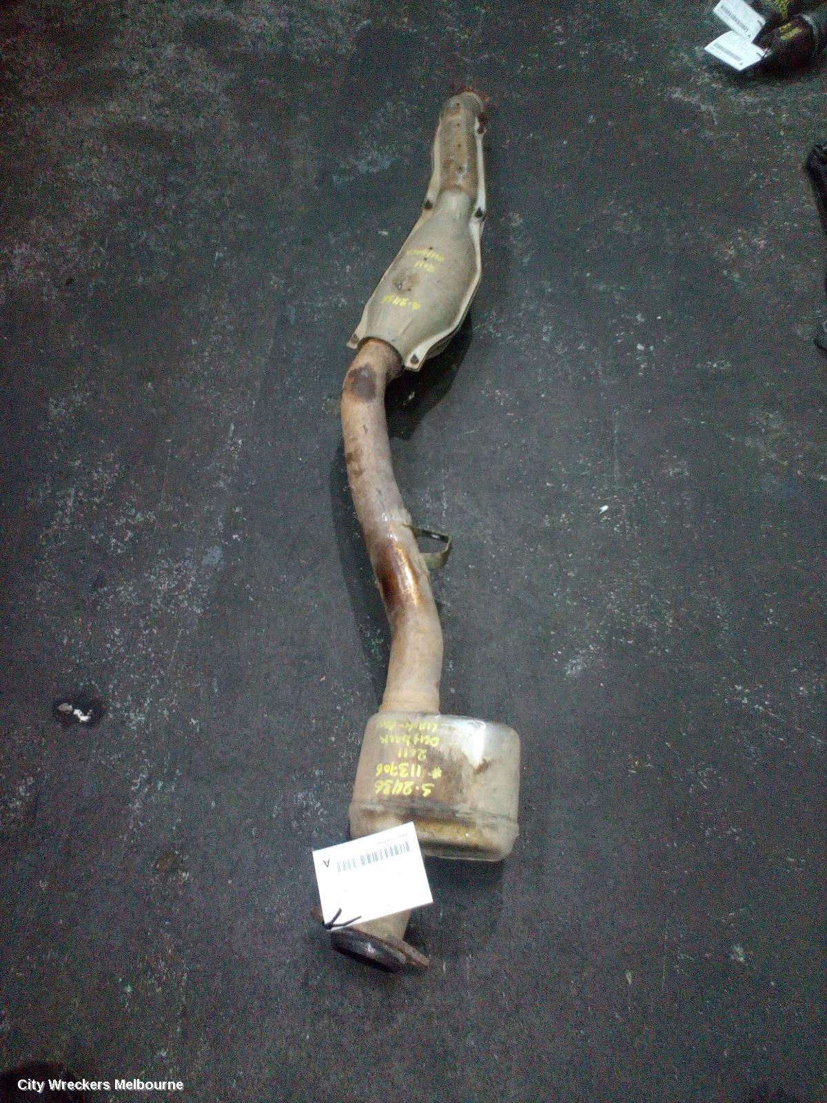 SUBARU OUTBACK CATALYTIC CONVERTER, UNDER CAR-CAT TYPE, 2.5, EJ25, PETROL, 5TH GEN, 05/2009 - 09/2012 - Image 3