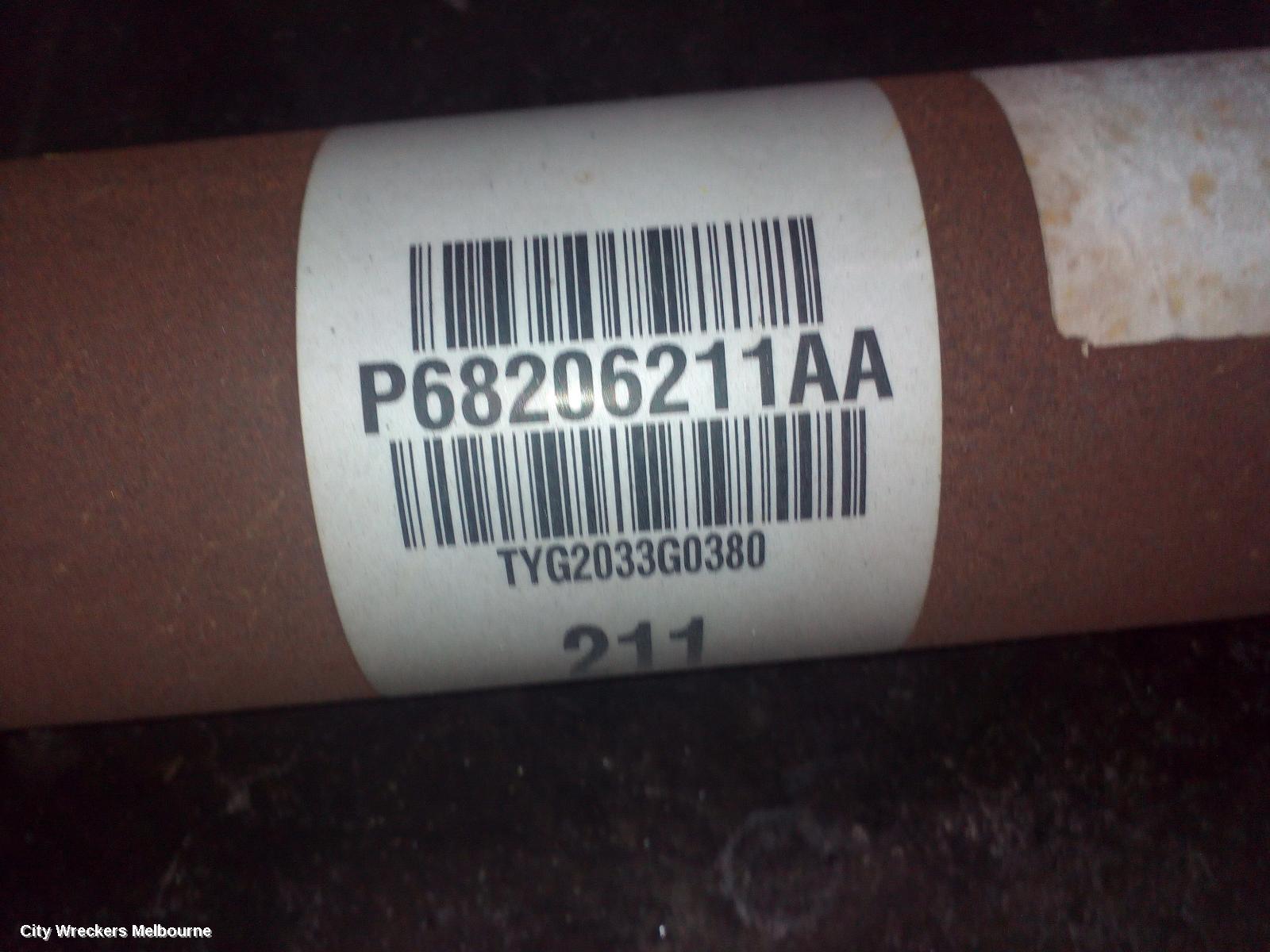 JEEP GRANDCHEROKEE REAR DRIVE SHAFT, 3.6, PETROL, AWD, WK, 04/2013 - 02/2022 - Image 3