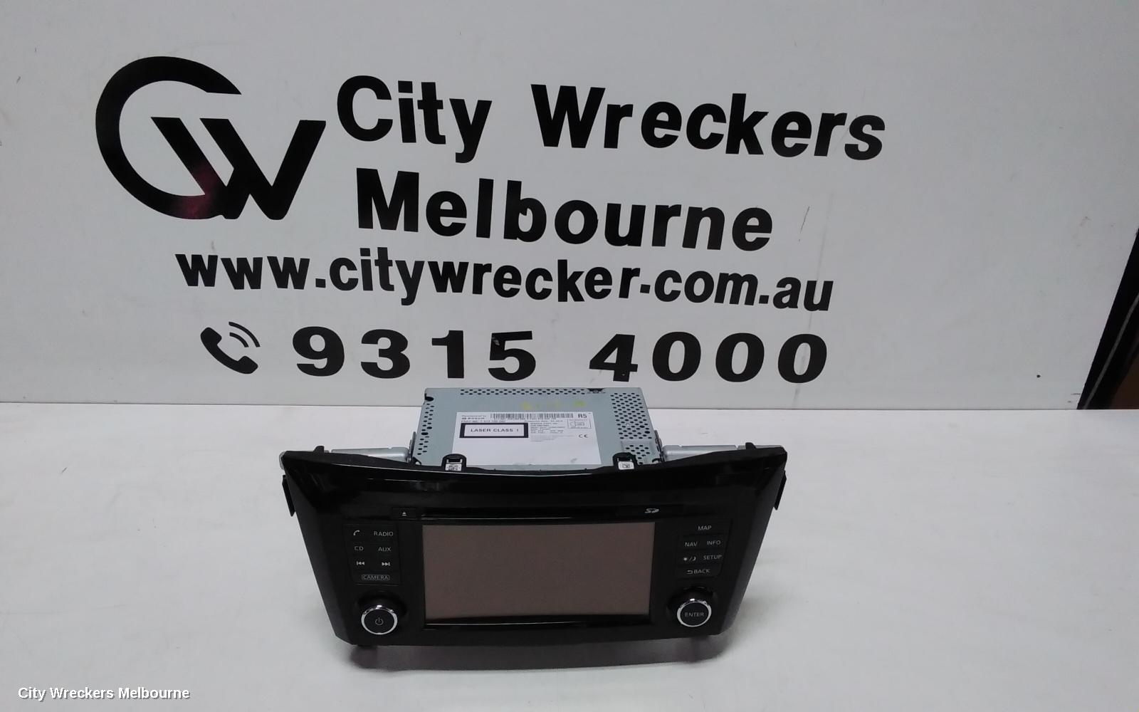 NISSAN XTRAIL RADIO/CD/DVD/SAT/TV, CD/MP3/NAVIGATION UNIT, T32, 02/2014 - 11/2020 - Image 1