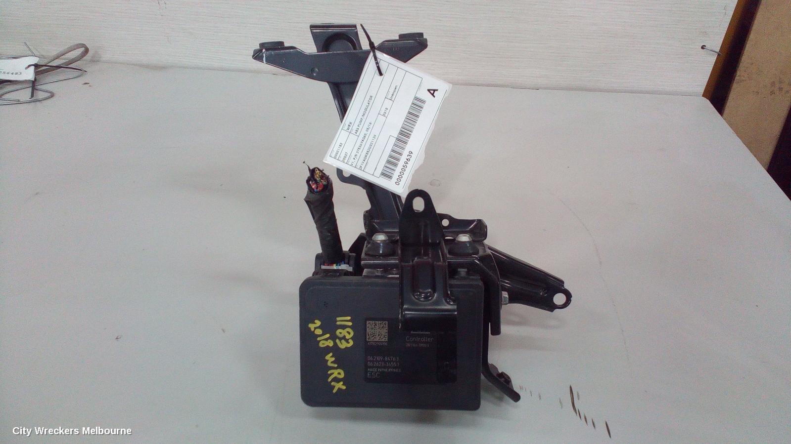 SUBARU WRX ABS PUMP/MODULATOR, V1, P/N 27536VA060, 05/2016 ONWARDS - Image 3