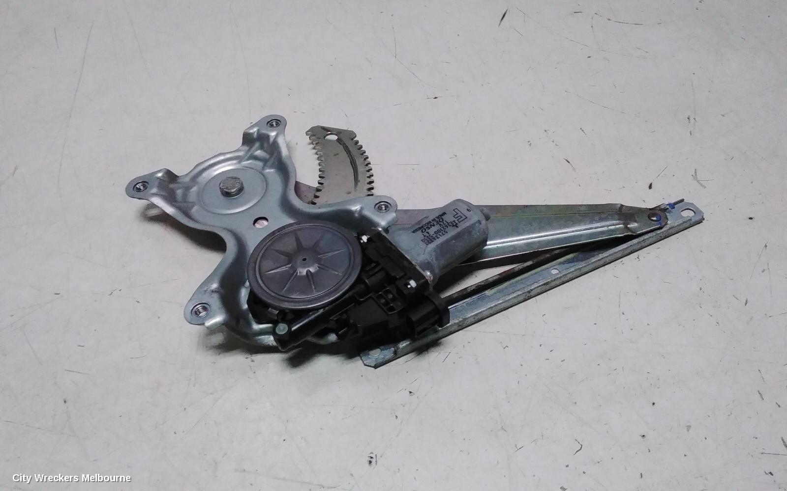 MITSUBISHI MIRAGE RIGHT REAR WND REG/MOTOR, LA-LB, POWER, HATCH, 12/2012 - 12/2024 - Image 1