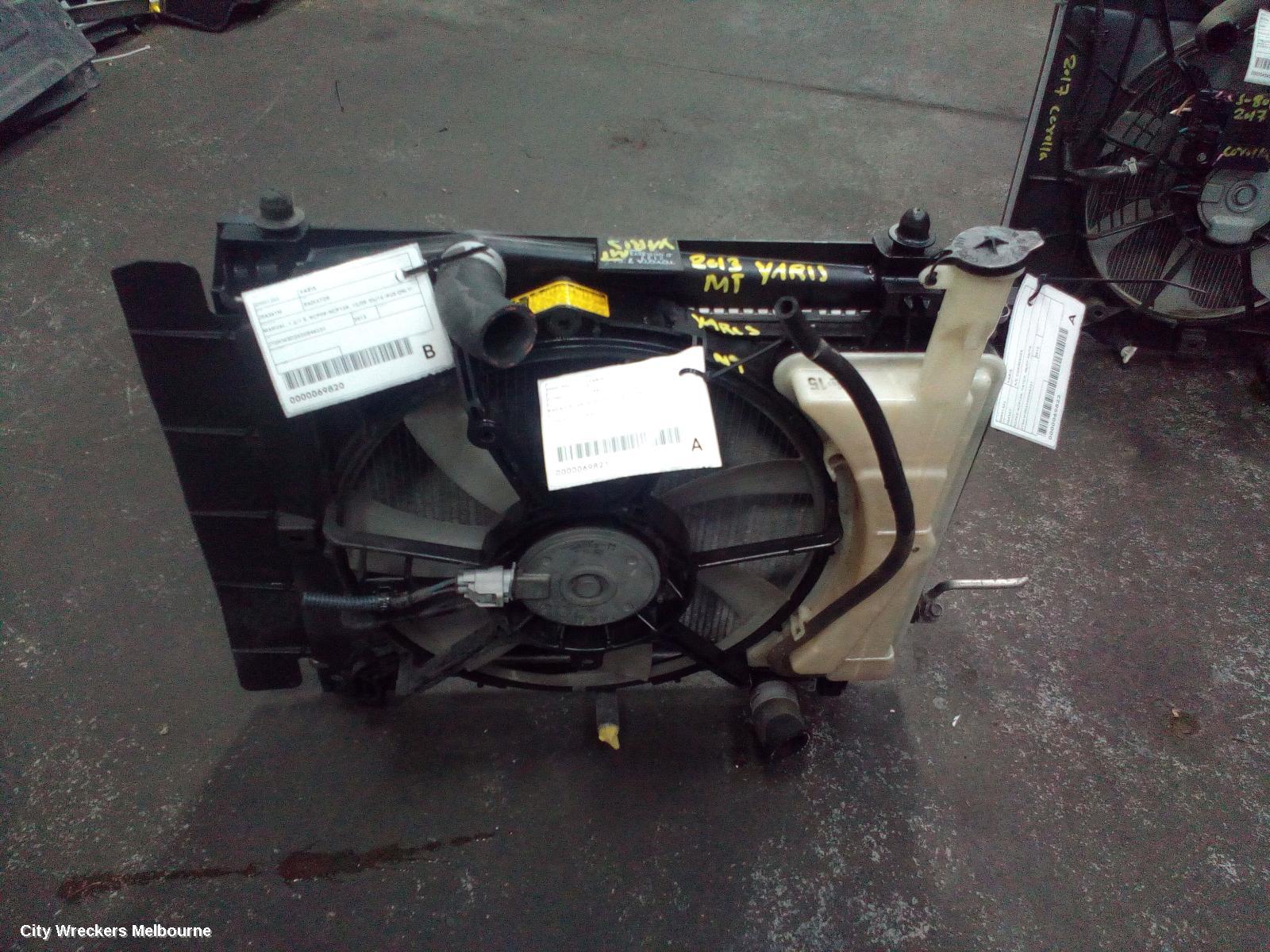 TOYOTA YARIS RADIATOR, MANUAL, 1.3/1.5, NCP9#-NCP13#, 10/2005 - 06/2016 (AUS ONLY) - Image 2