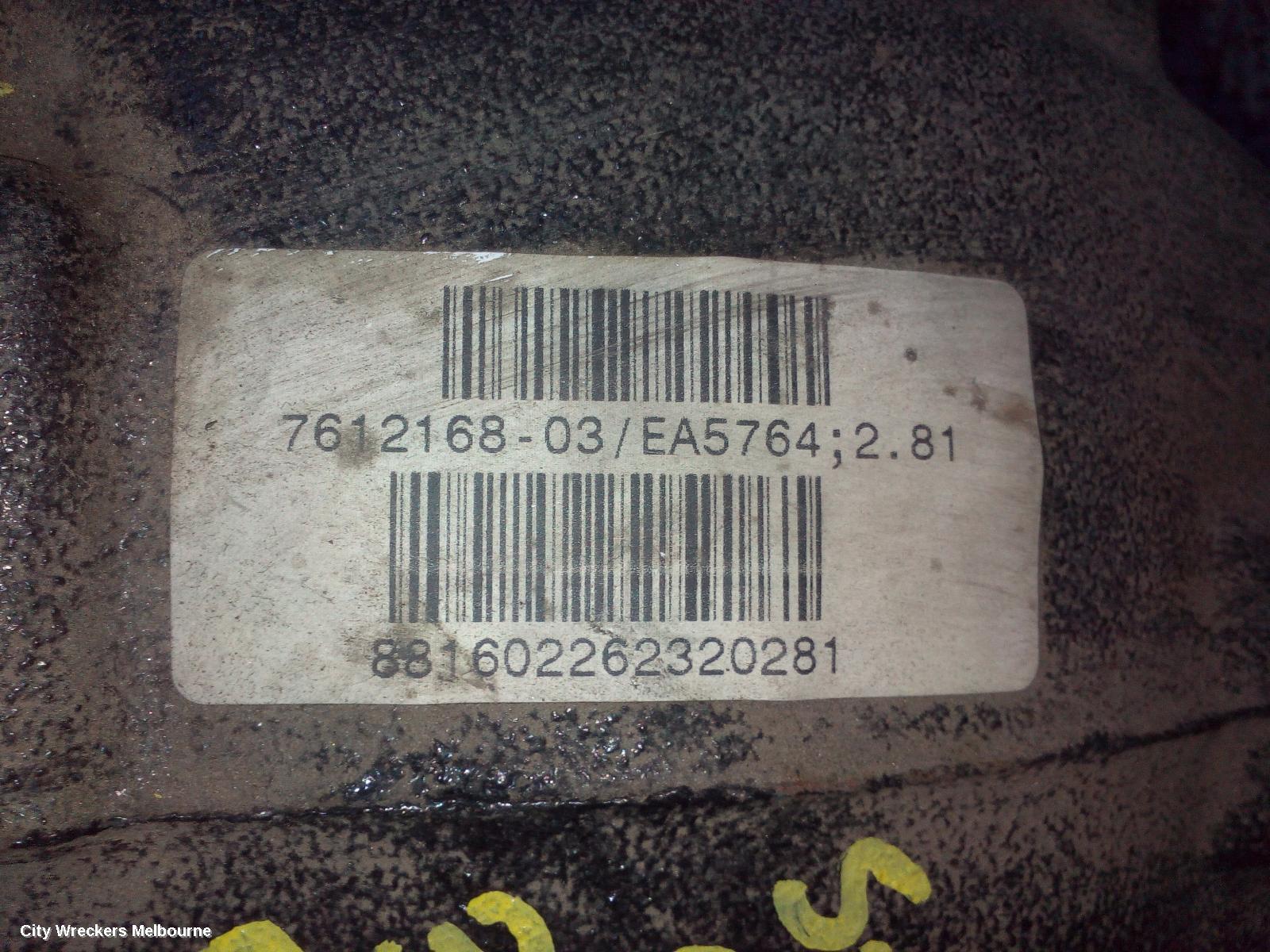 BMW 3 SERIES DIFFERENTIAL CENTRE, 2.0, B48, AUTO T/M, F30/F31, PETROL, 330I, 2.81 RATIO, 07/2015 - 05/2019 - Image 1
