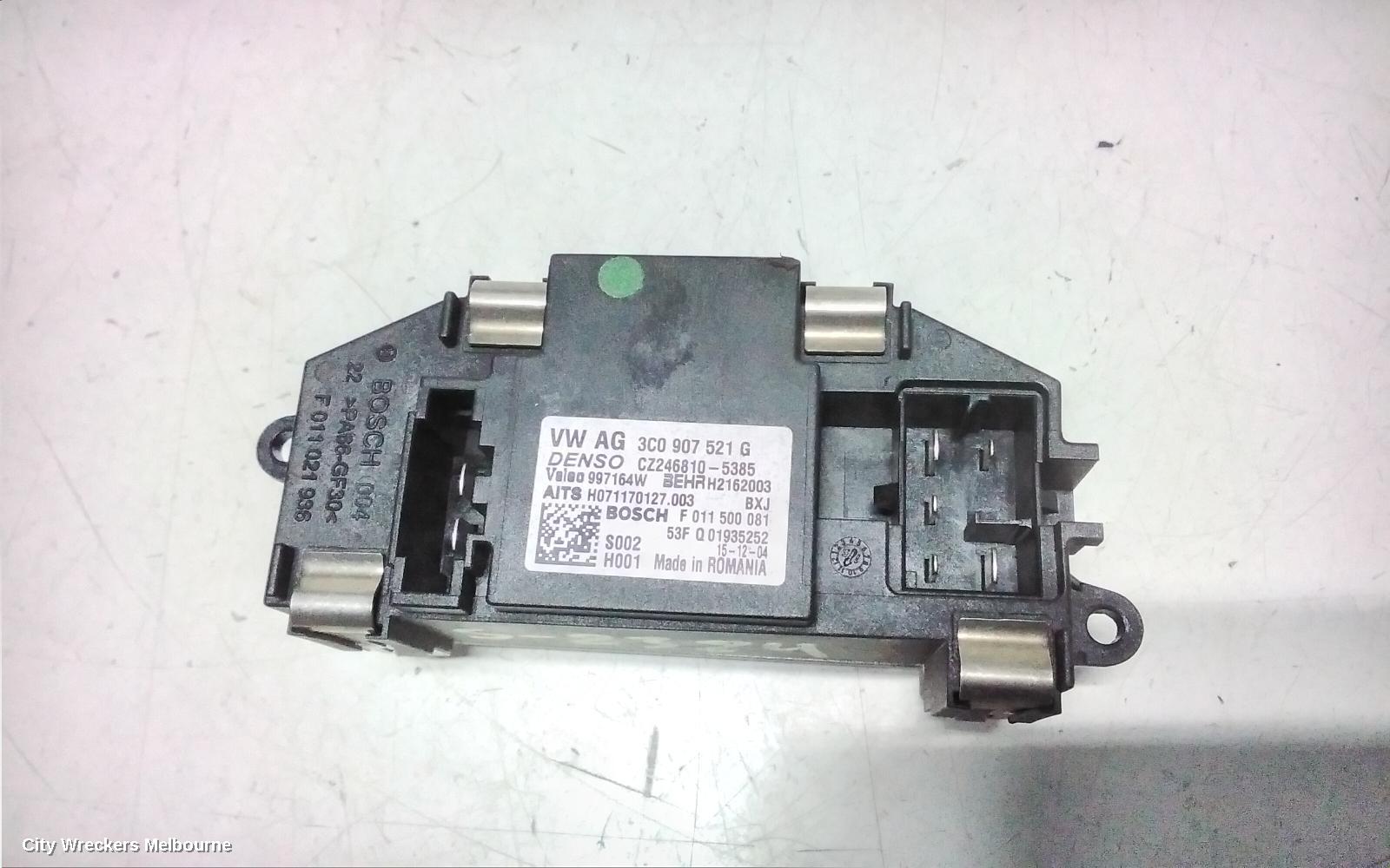 VOLKSWAGEN TRANSPORTER FAN SPEED RESISTOR, T6, 07/2015 - 08/2024 - Image 1
