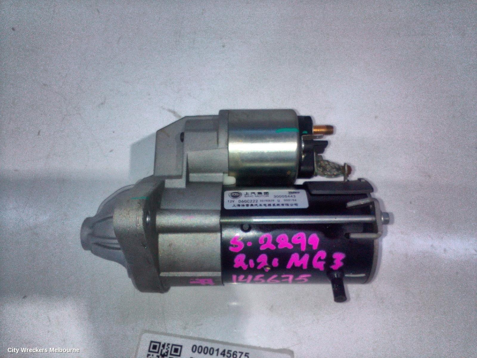 MG MG3 STARTER, PETROL, 1.5, SZP1, 07/2016 - 10/2025 - Image 2