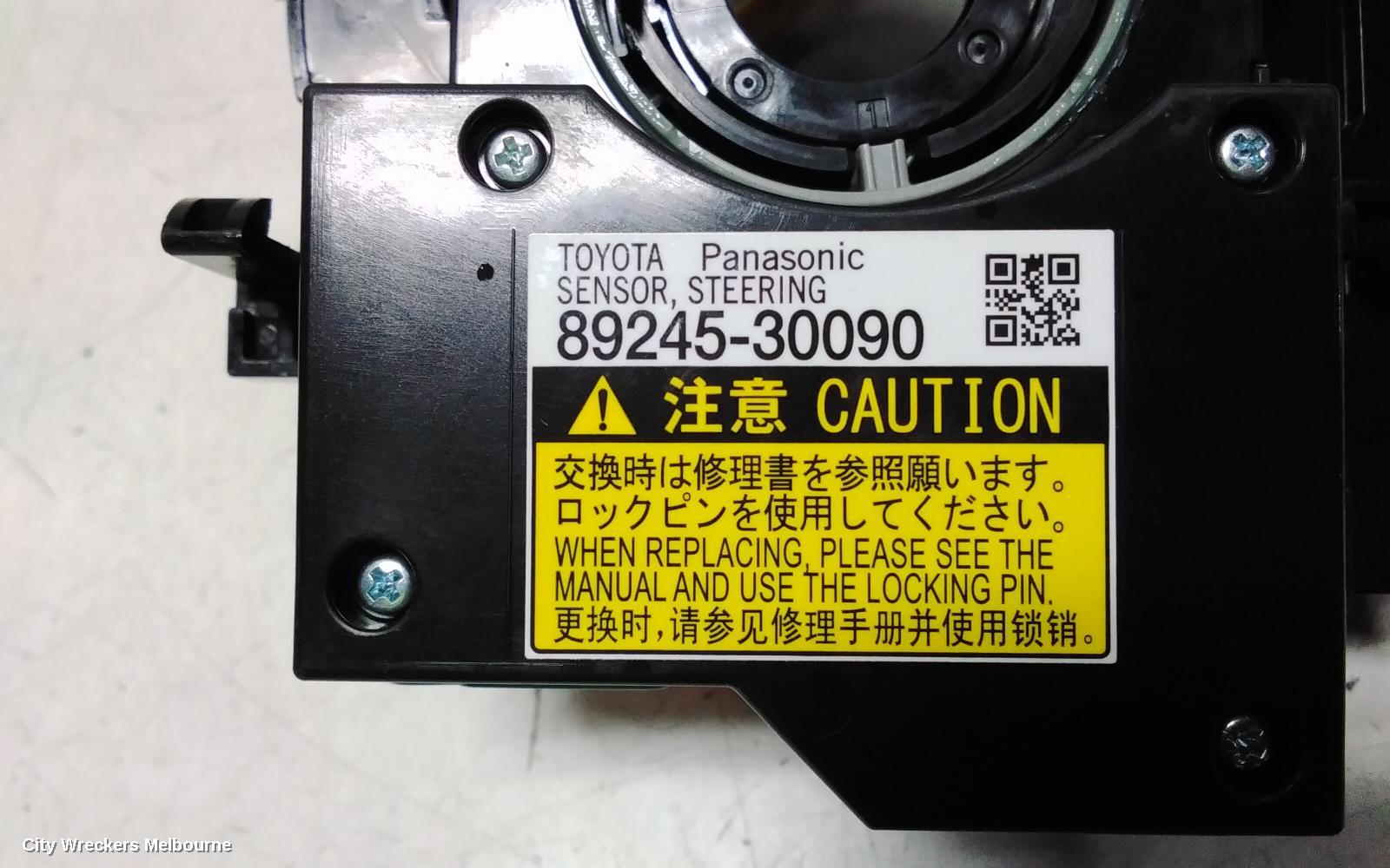 TOYOTA CAMRY AIRBAG MODULE/SENSOR, CLOCKSPRING, ASV50/AVV50, 12/2011 - 10/2017 - Image 3