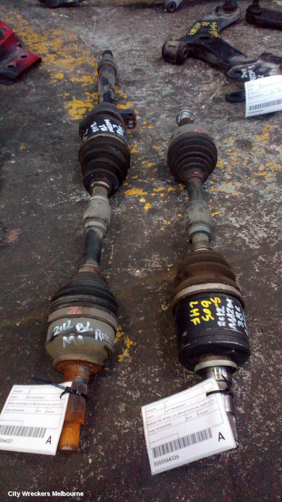 MAZDA 3 LEFT DRIVESHAFT, MANUAL T/M, PETROL, 2.0, NON SKYACTIV, BL, 04/2009 - 10/2013 - Image 2