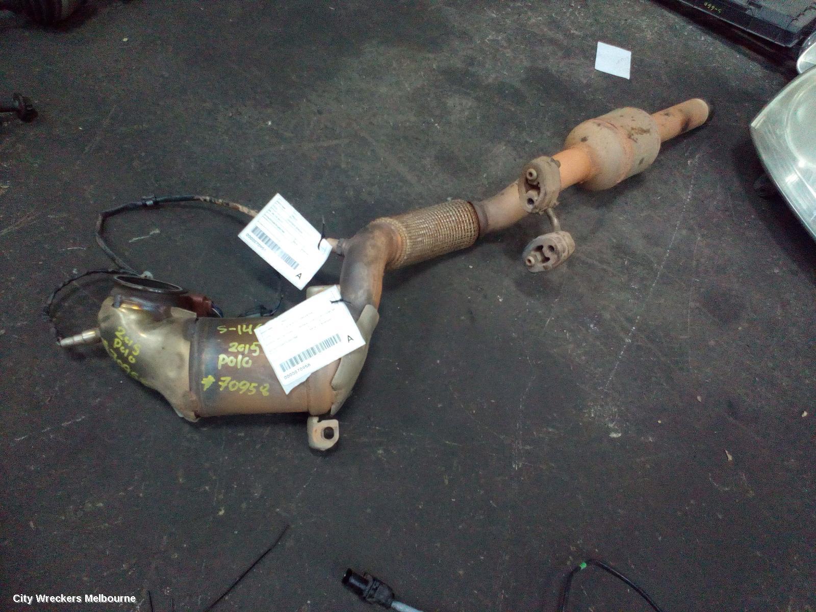 VOLKSWAGEN POLO CATALYTIC CONVERTER, DOWNPIPE-CAT TYPE, 1.2, PETROL, CJZC/CJZD CODE, 6R, 05/2014 - 09/2017 - Image 3
